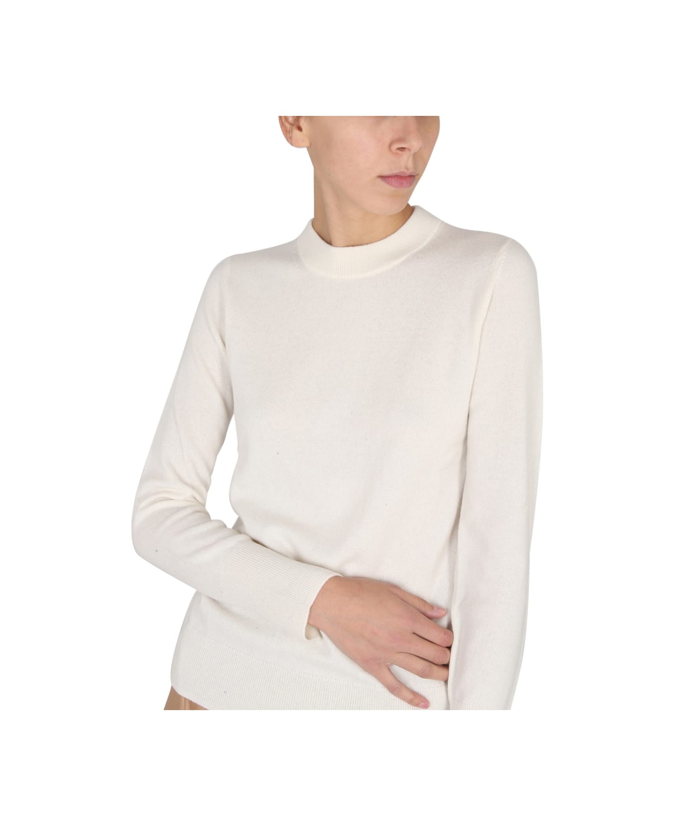 Hugo Boss Cashmere Sweater - WHITE