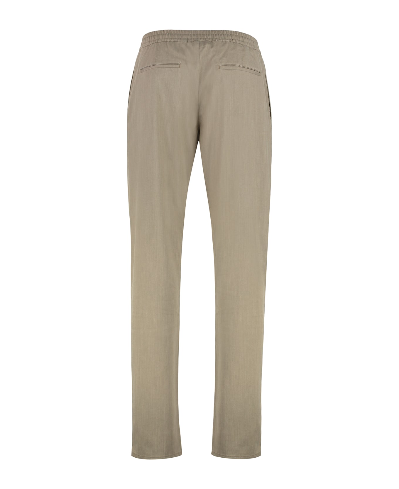 Canali Wool Blend Trousers - Beige ボトムス