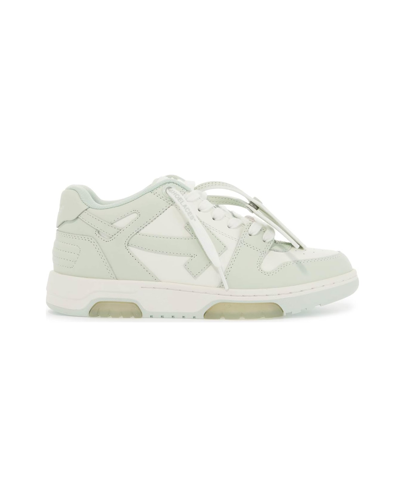 Off-White Out Of Office Calf Leather White Mint - WHITE - MINT (Green)