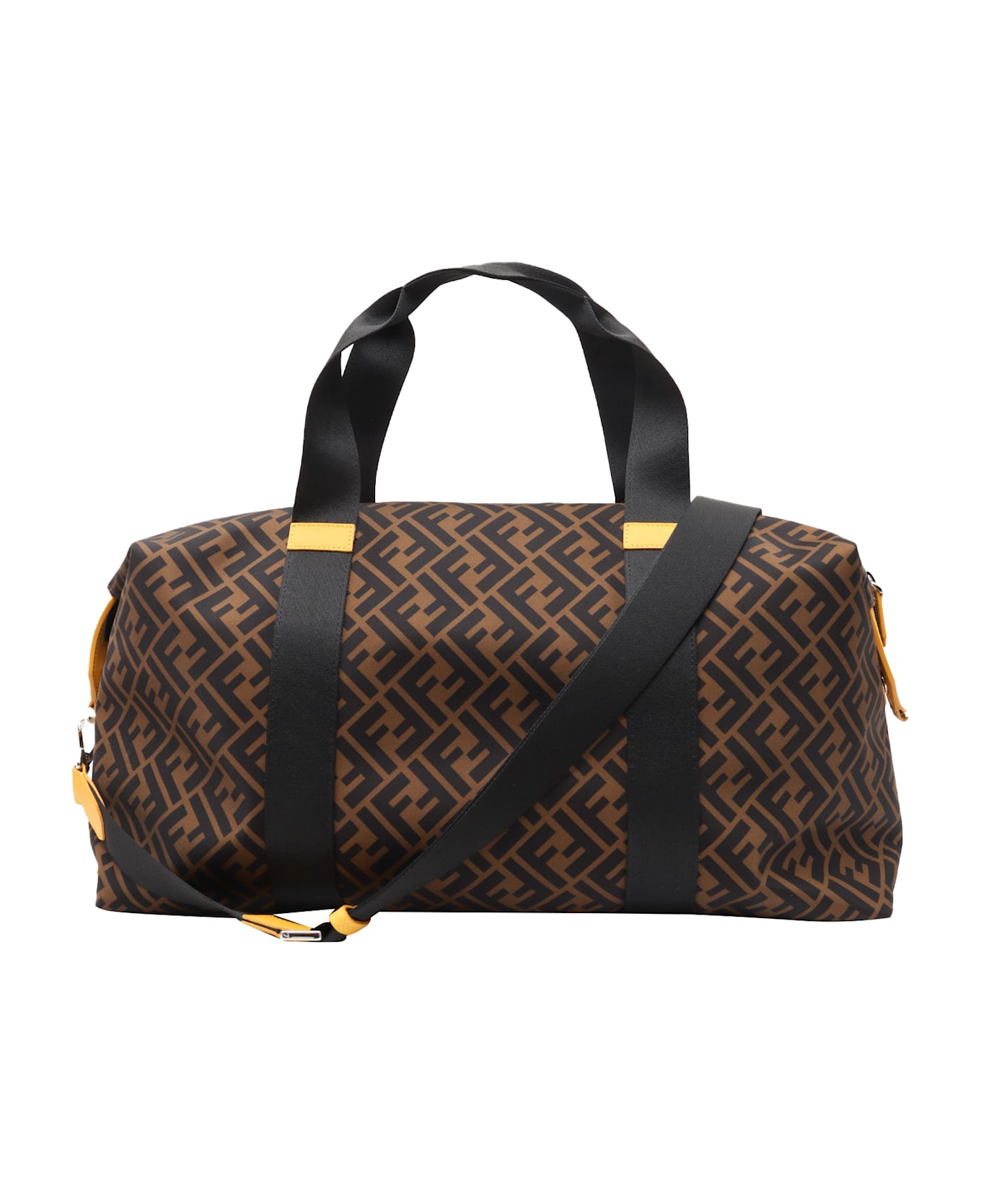 Fendi Ff Nylon Bag - BROWN