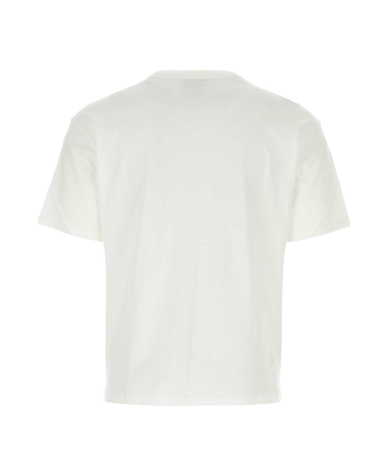 A.P.C. White Cotton T-shirt - BLANCNOIR