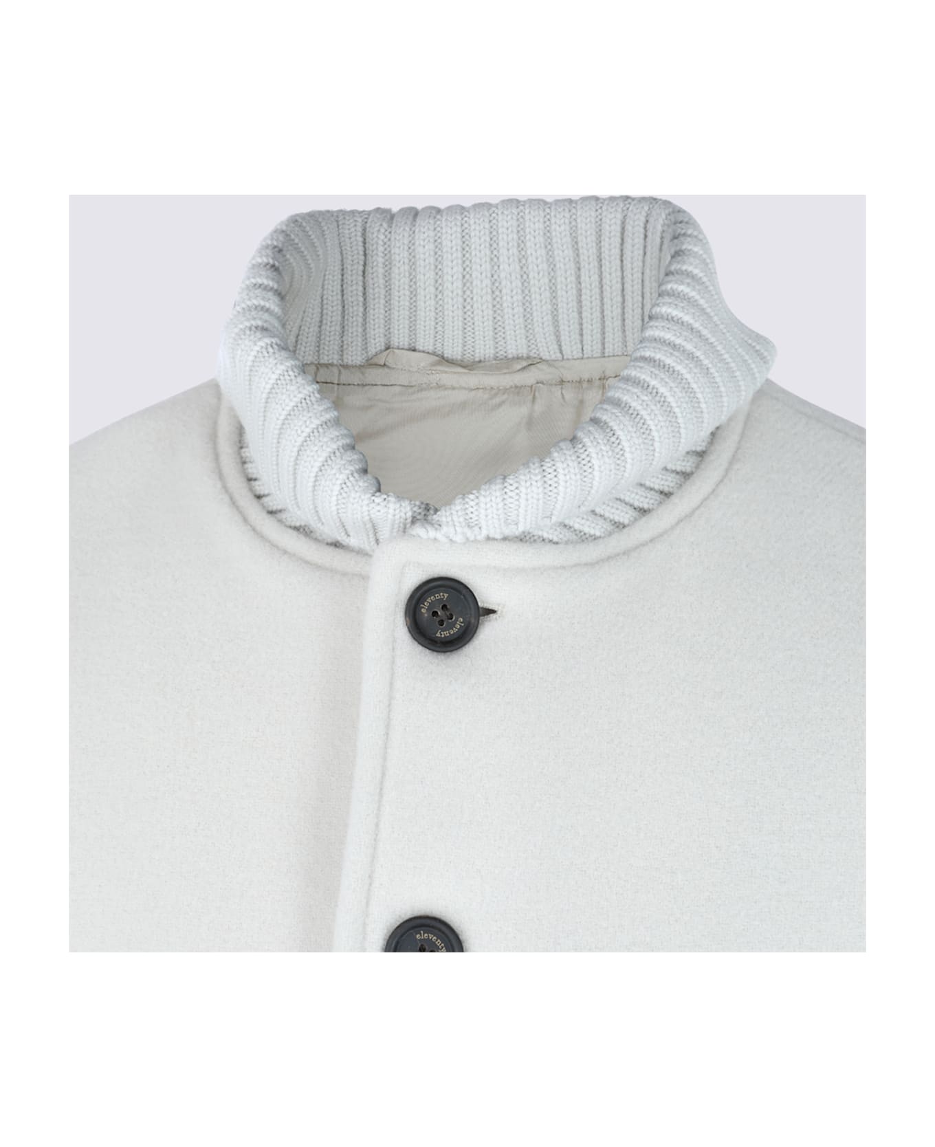 Eleventy Sand Wool Casual Jacket - Sand