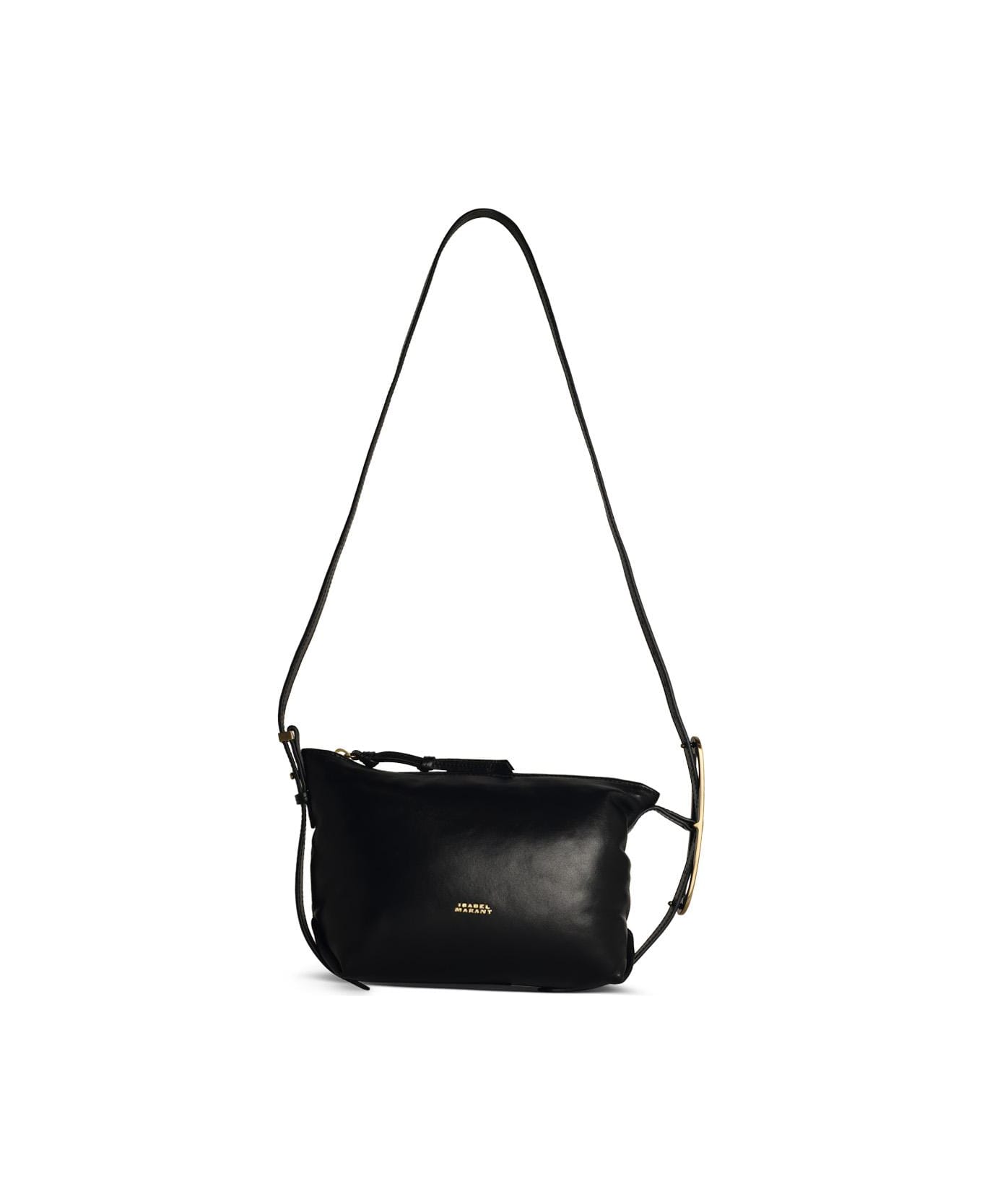 Isabel Marant 'leyden' Mini Black Leather Crossbody Bag - Black ショルダーバッグ