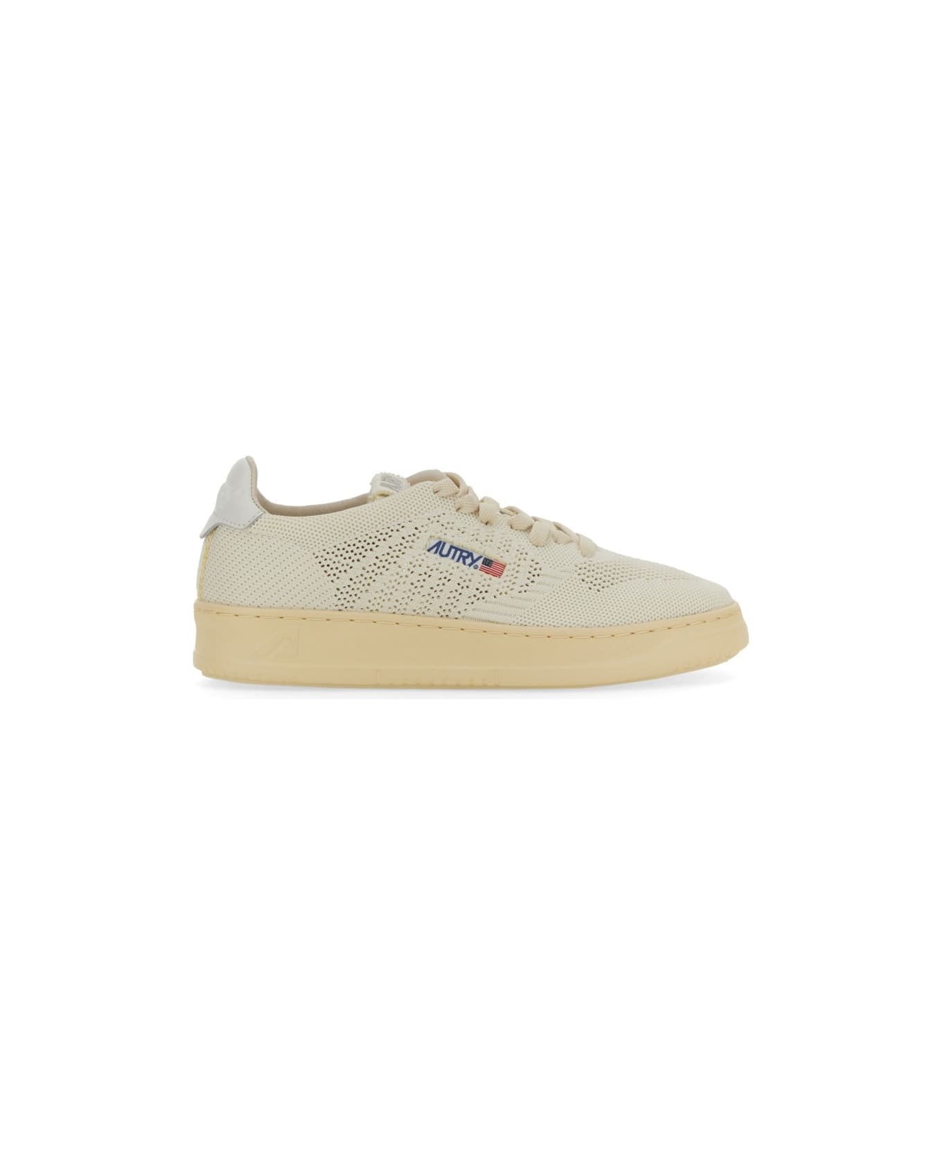Autry Medalist Easeknit Low Sneakers - WHITE