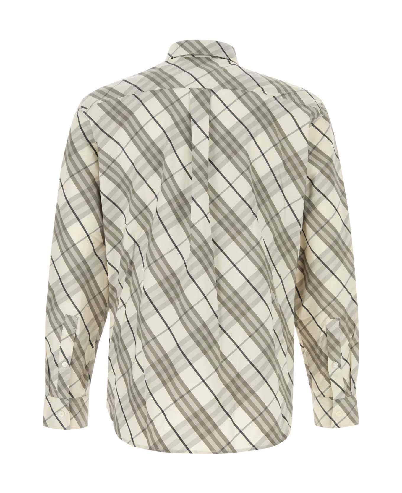 Burberry Embroidered Poplin Shirt - COTTONIPCHECK