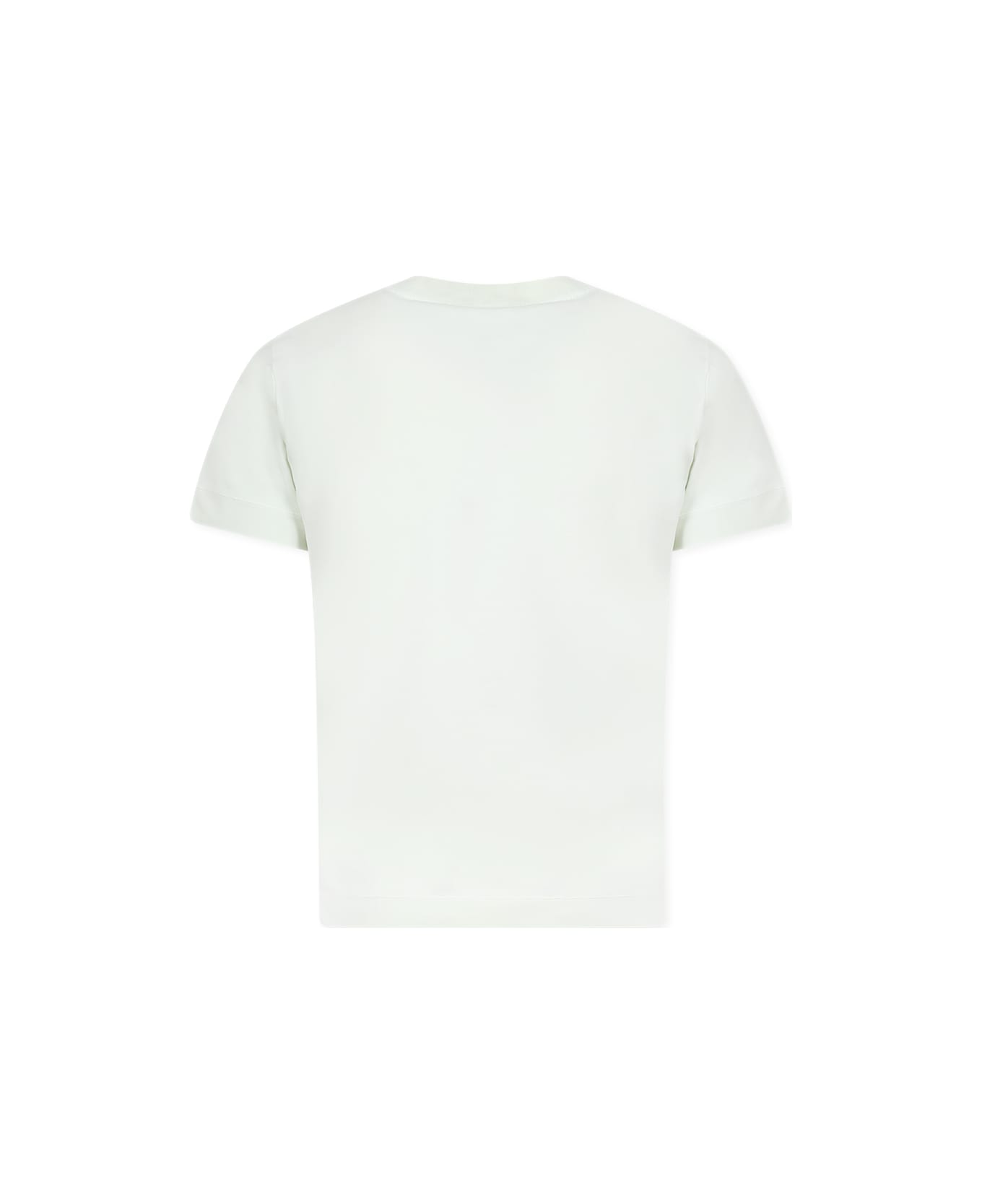 Stone Island Junior Green T-shirt For Boy With Compass - Green