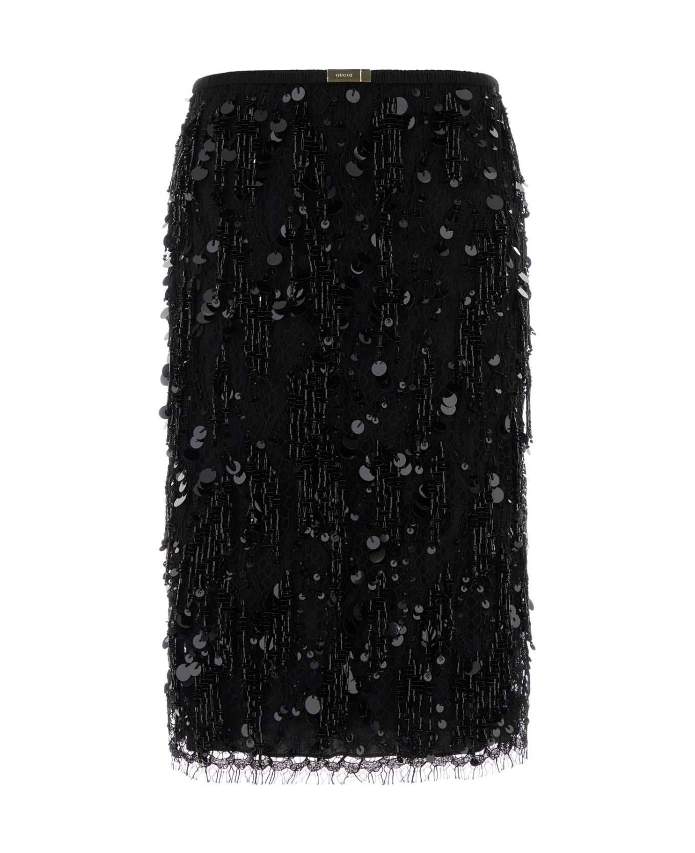 Gucci Black Lace Skirt - NERO