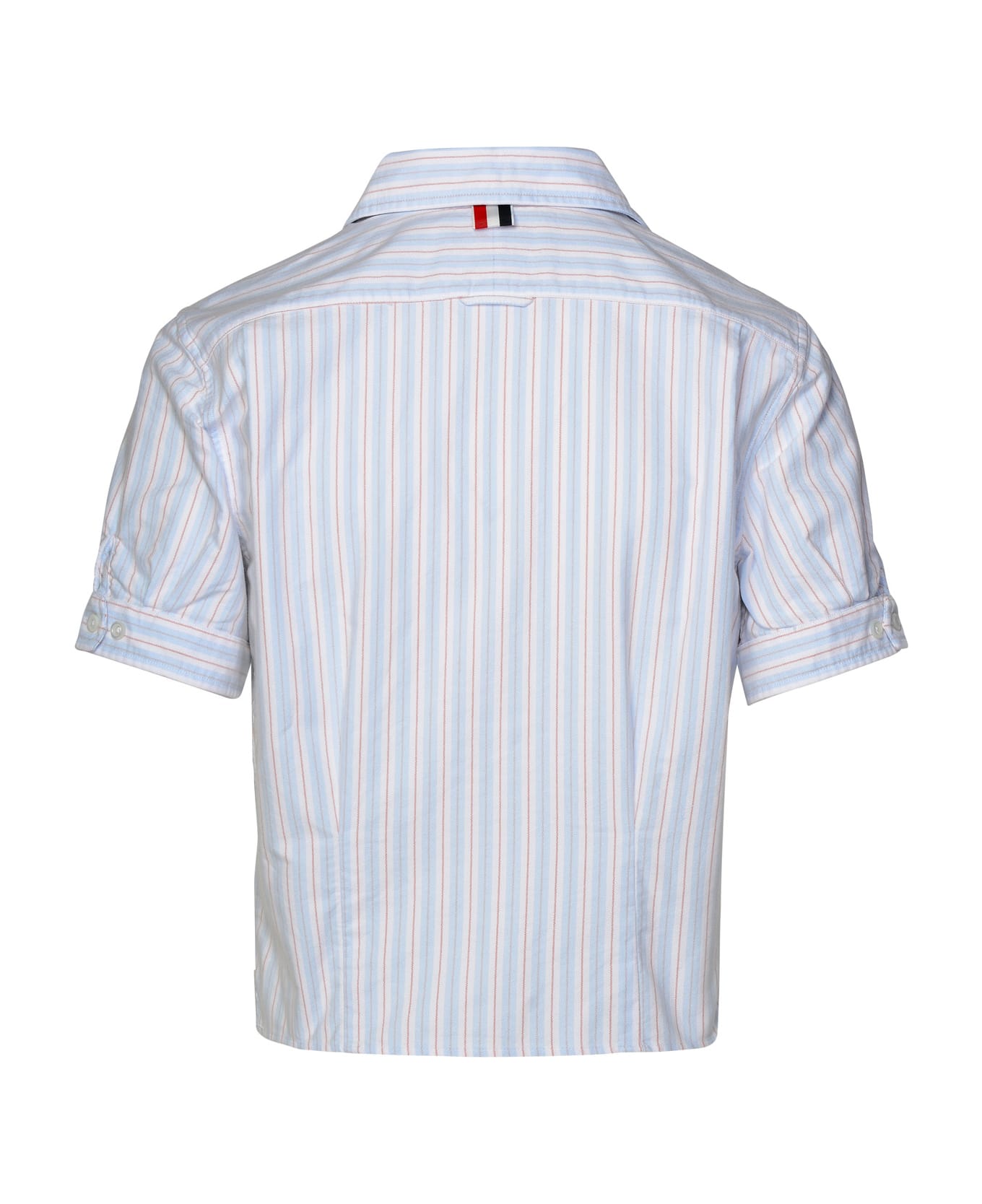 Thom Browne Multicolor Cotton Shirt - Light Blue