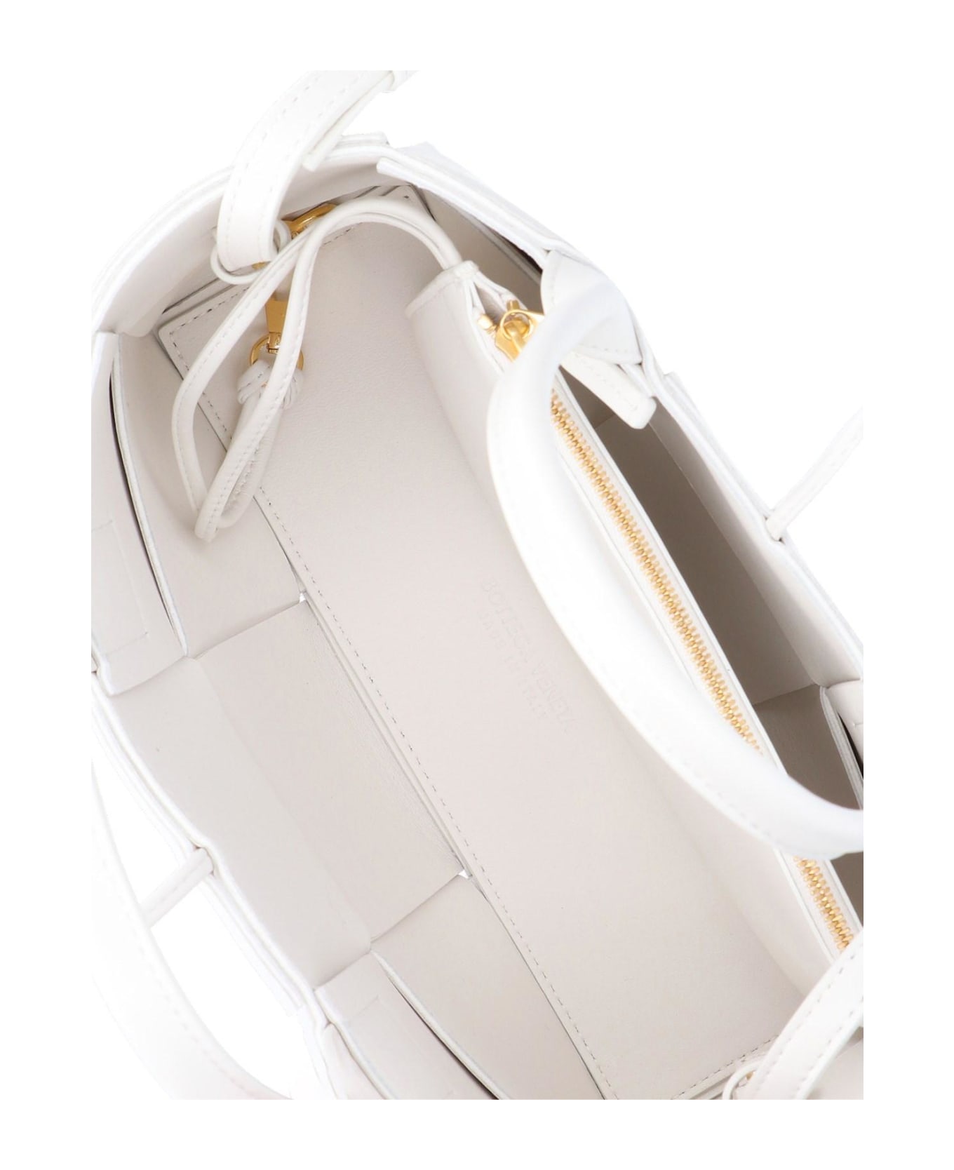 Bottega Veneta 'arco' Mini Tote Bag - White Gold トートバッグ