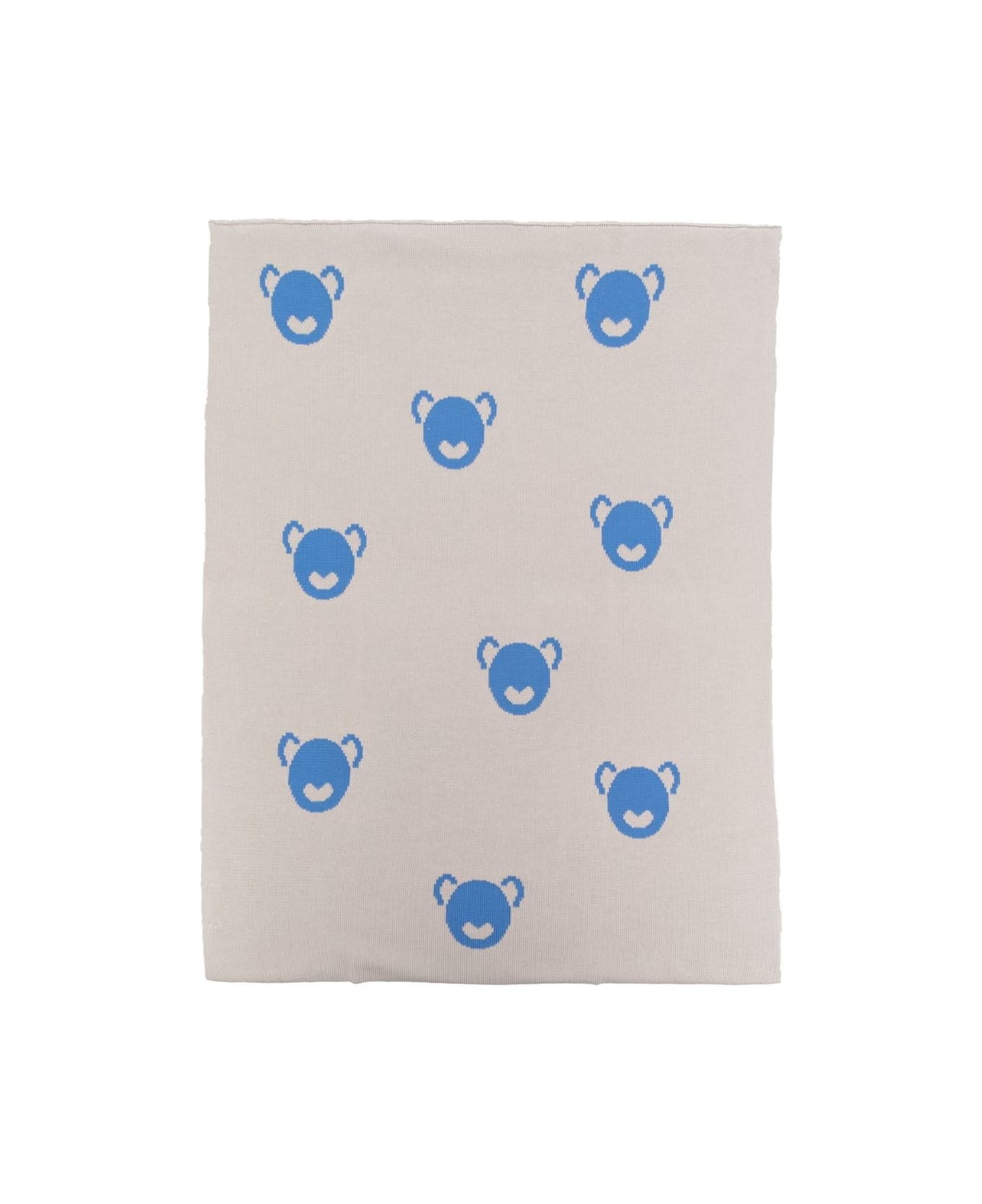 Little Bear Blanket With Print - Beige