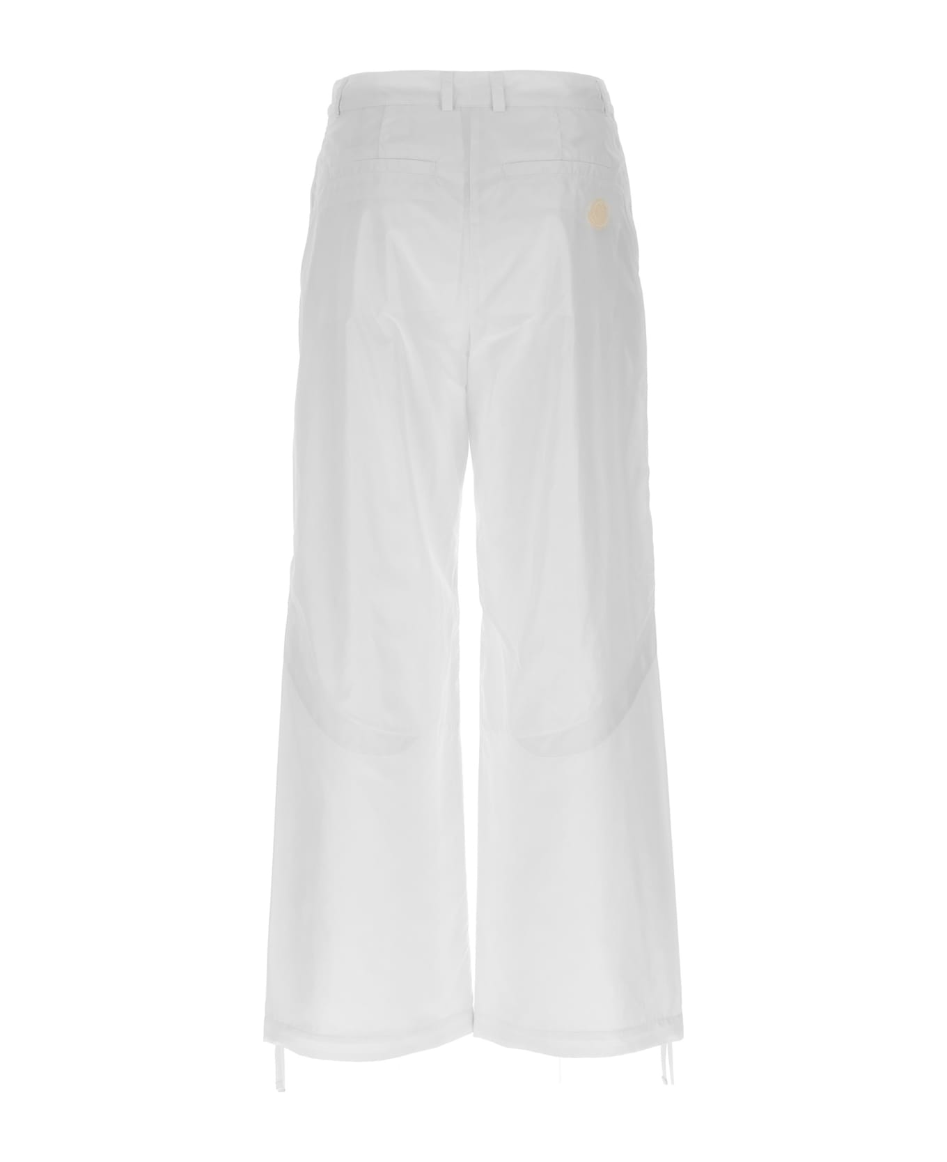 Moncler Nylon Pants - White ボトムス