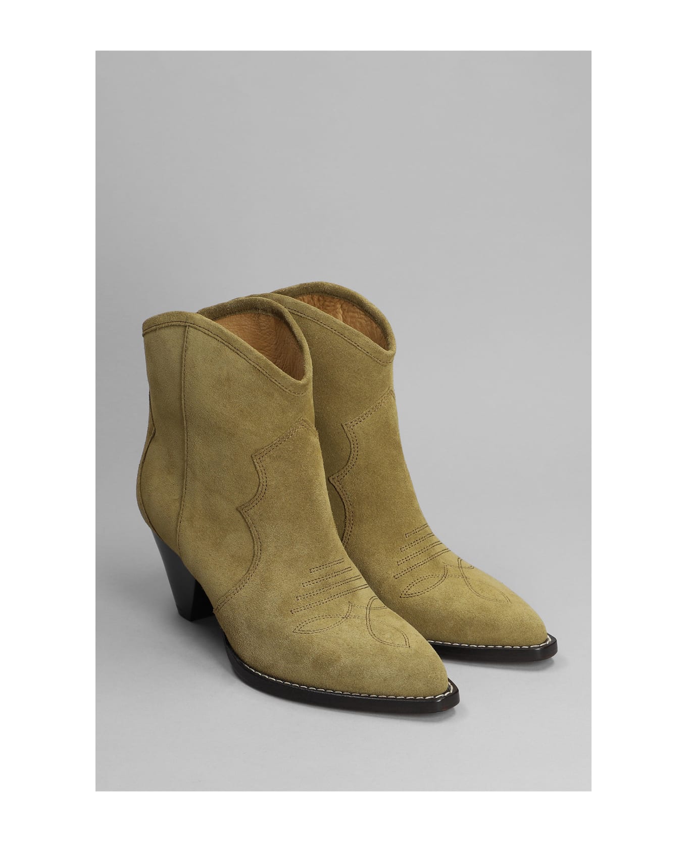 Isabel Marant Darizio Almond-toe Boots - Dove Grey ブーツ
