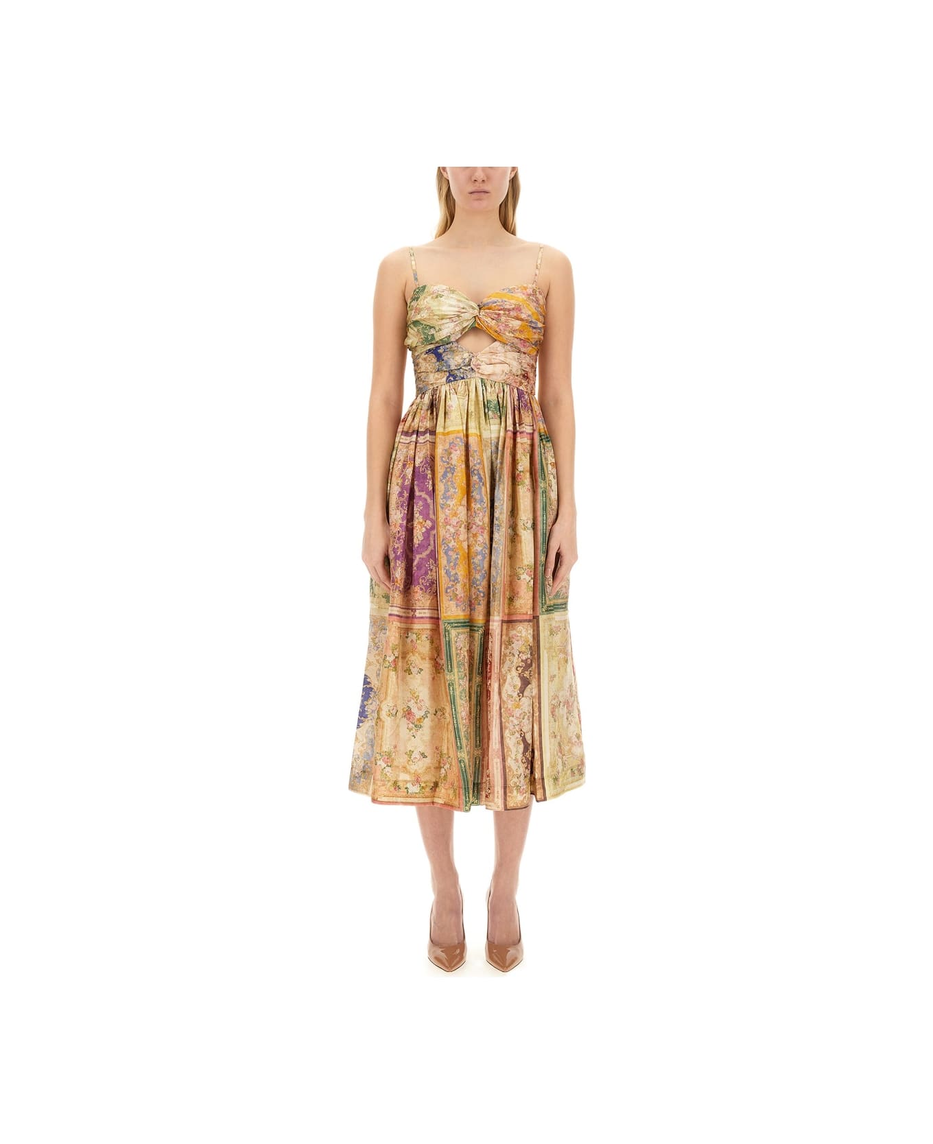 Zimmermann Floral Print Dress - MULTICOLOUR ワンピース＆ドレス