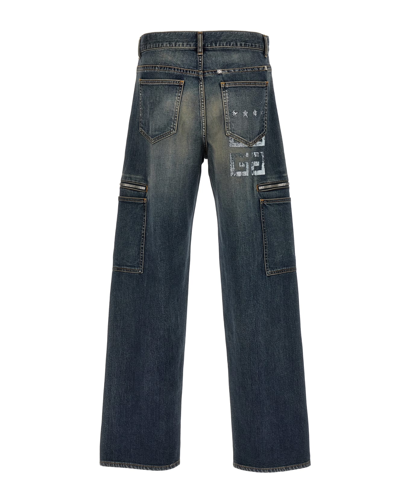 Givenchy Cargo Jeans - Medium Blue