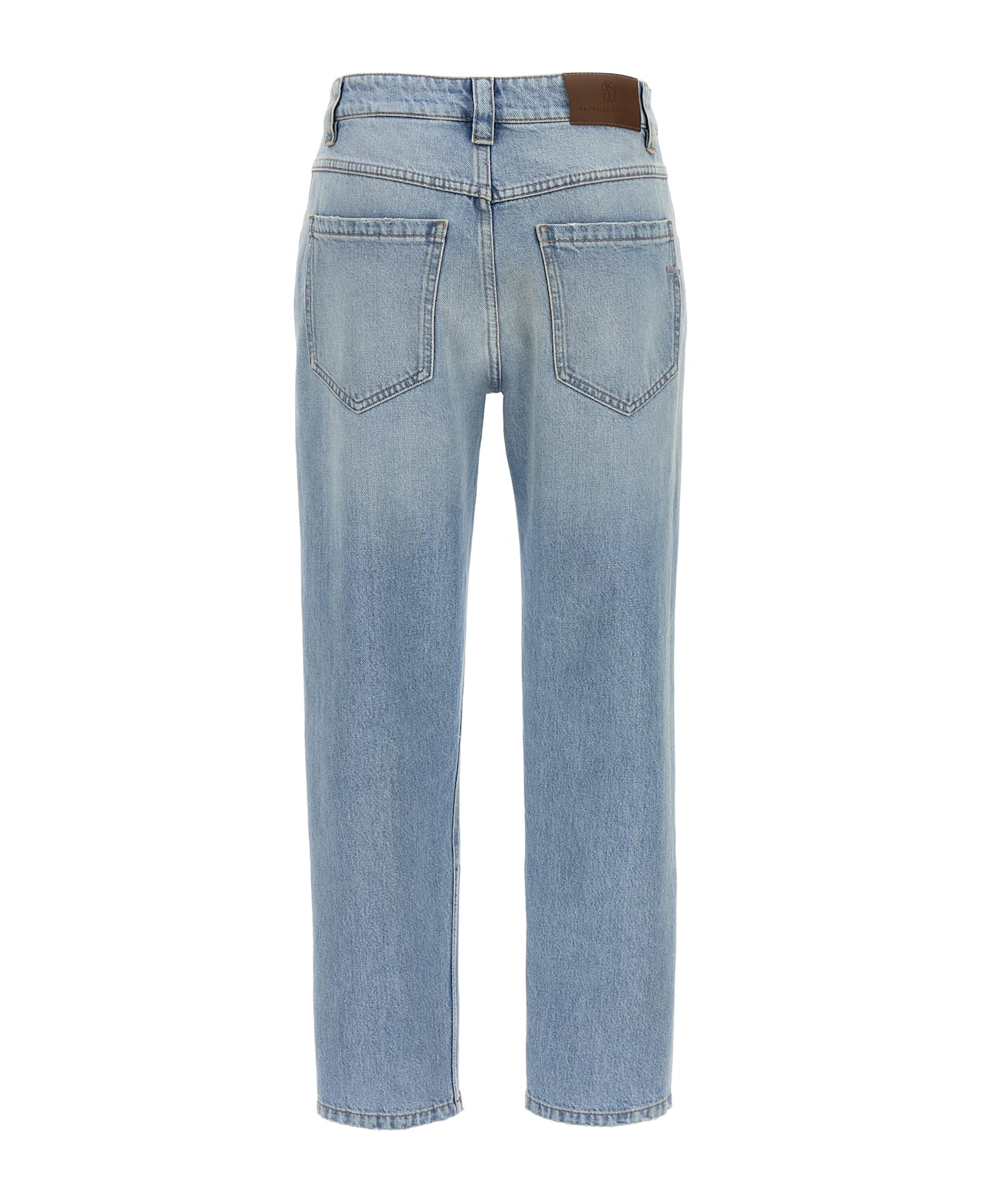 Brunello Cucinelli Straight Leg Jeans - Light Blue
