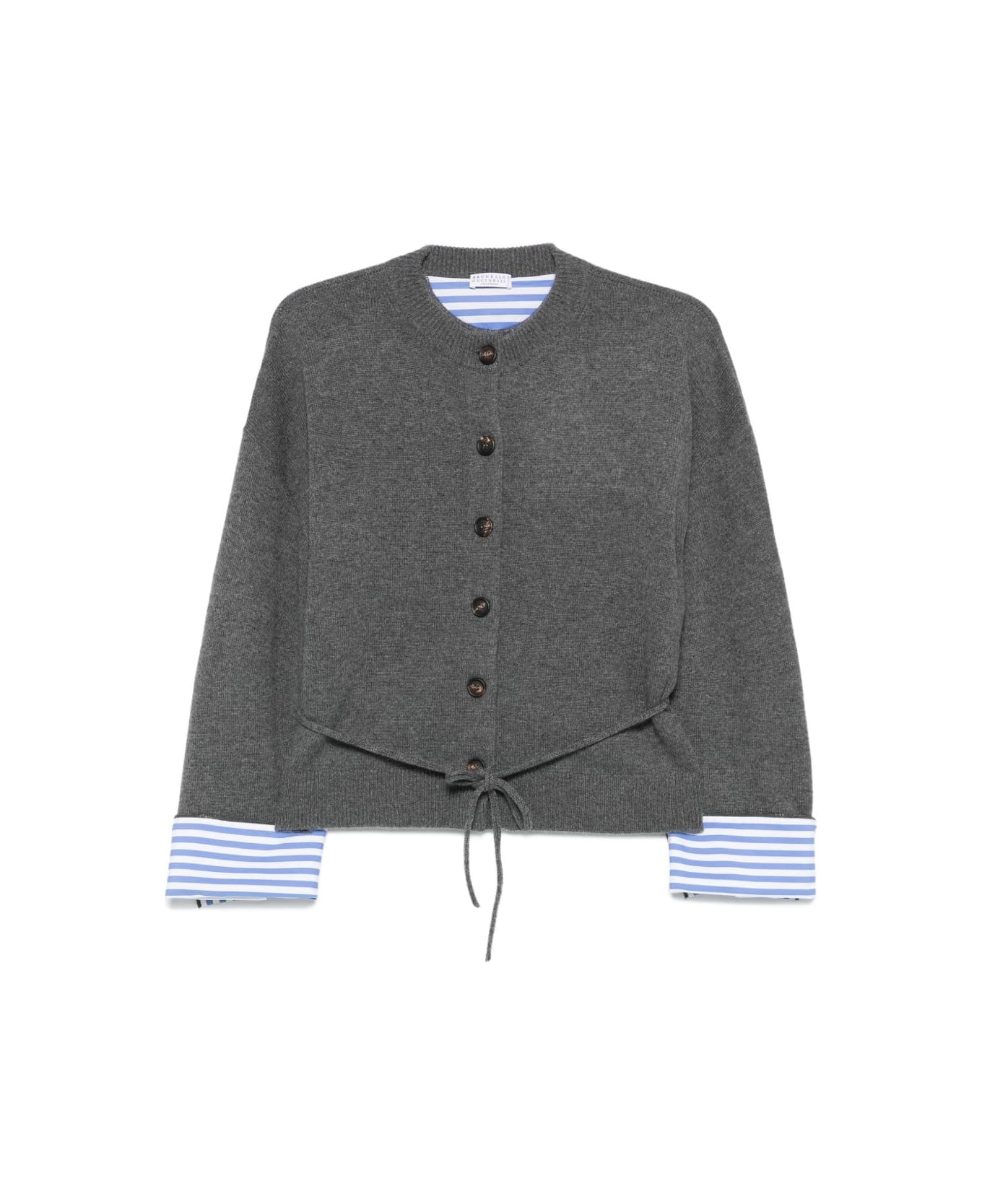 Brunello Cucinelli Cardigan - Grey
