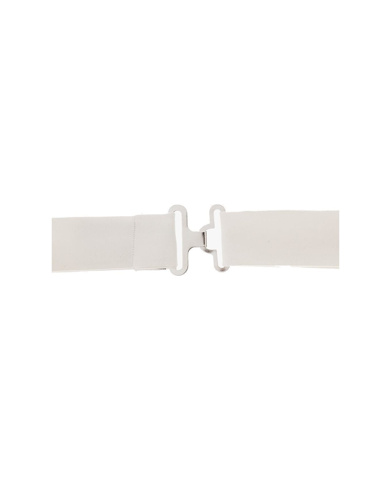 Emporio Armani Clip-fastened Bow Tie - White ネクタイ