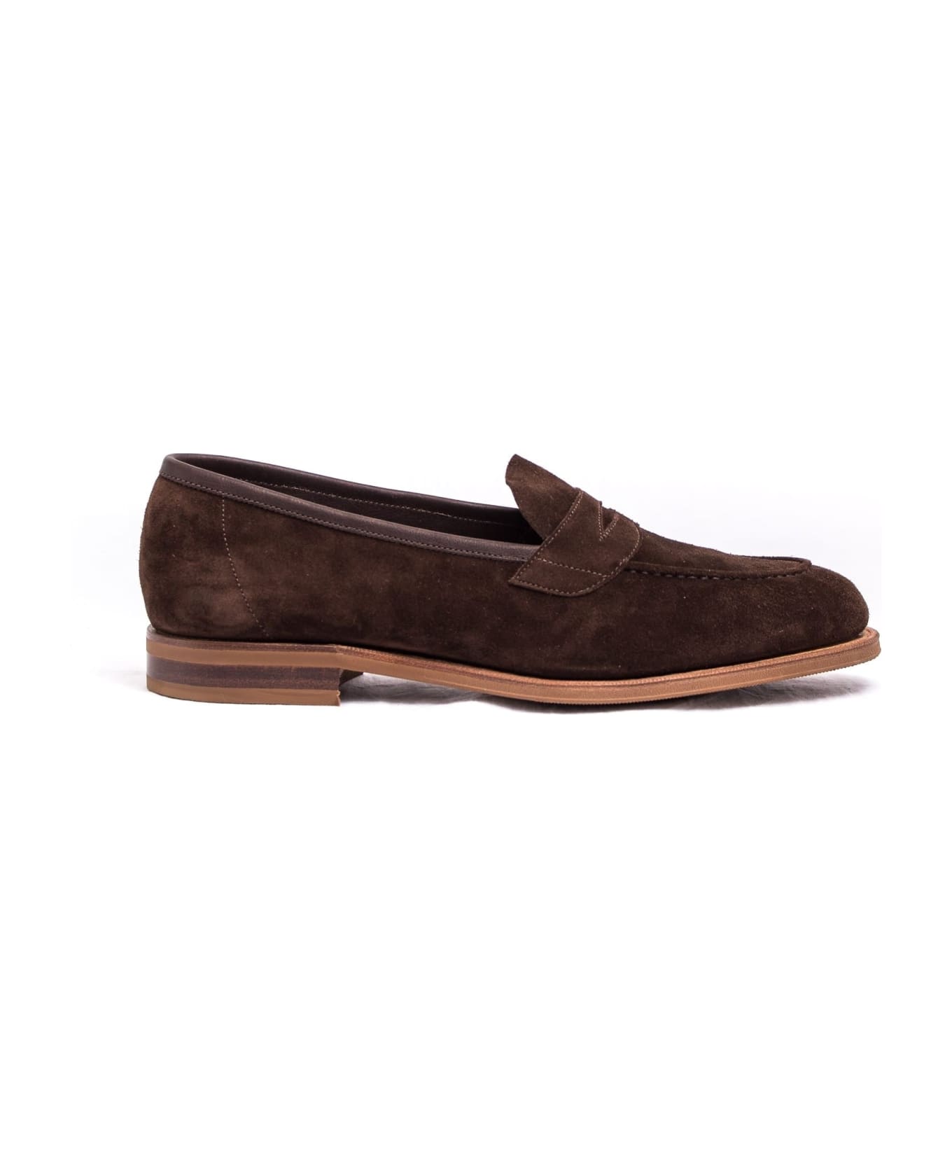 Edward Green Ventnor Mocca Suede E184 Loafer Light Brown Sole - Mocca ローファー＆デッキシューズ