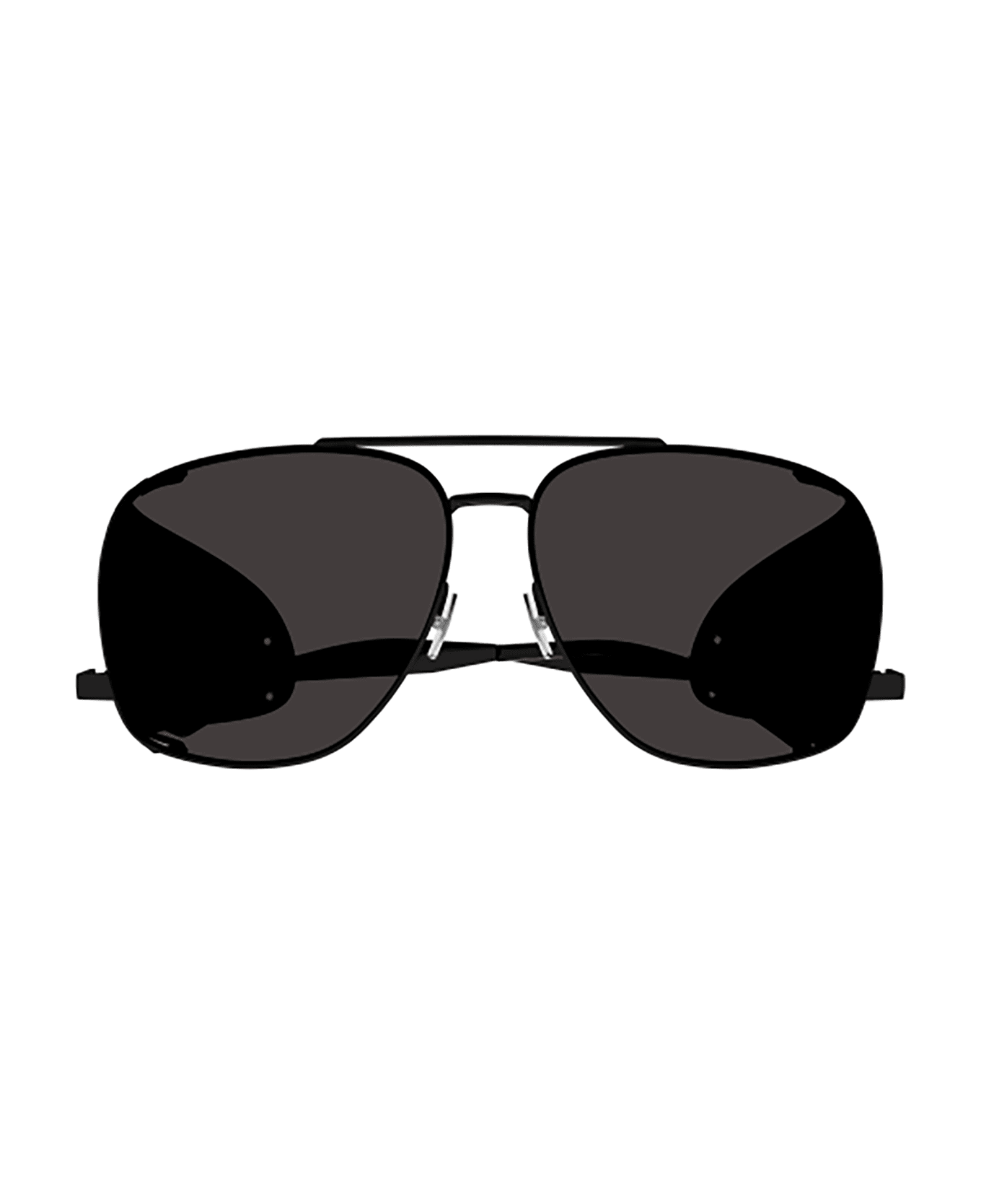 Saint Laurent Eyewear SL 653 LEON LEATHER SPOILER Sunglasses - Black Black Black