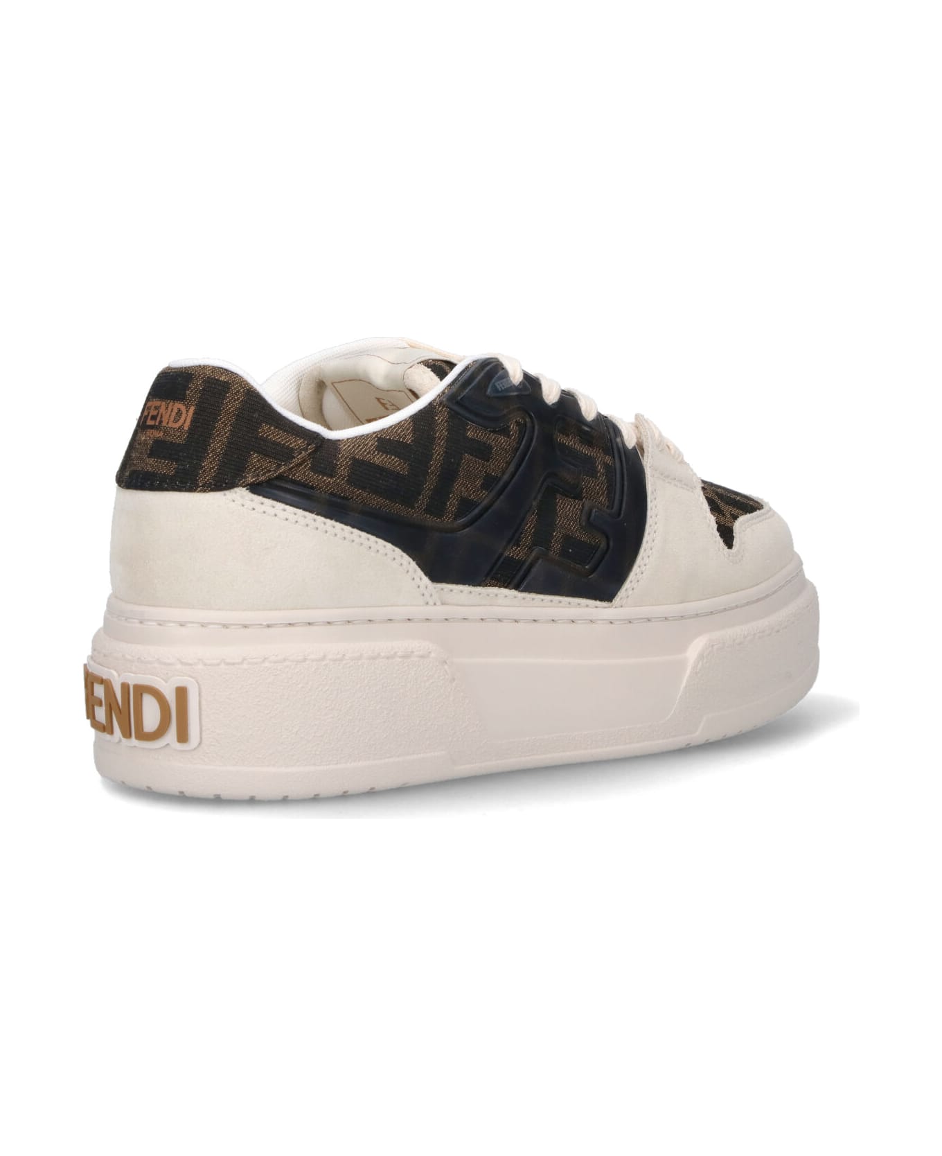 Fendi 
match
 Sneakers - White