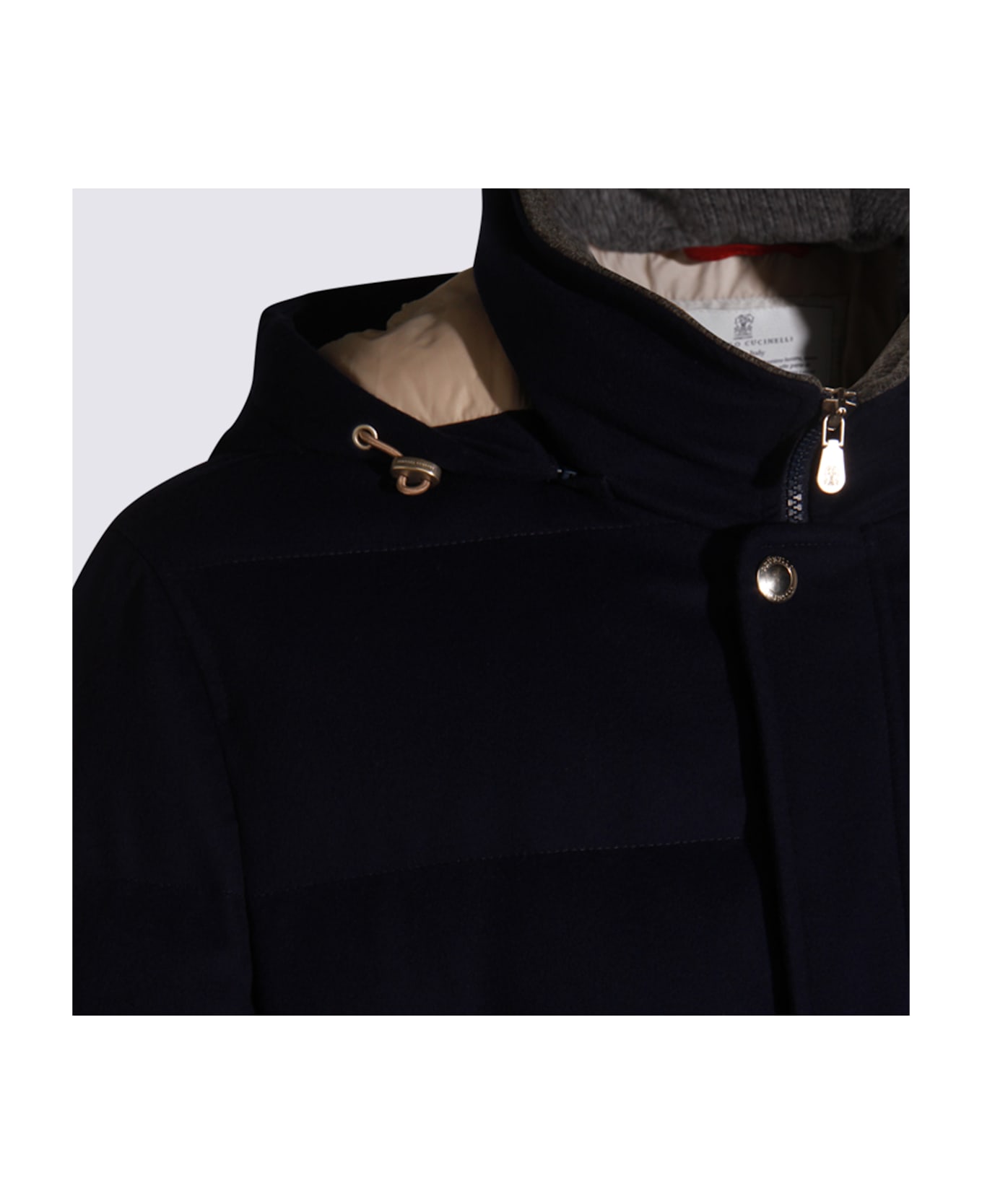 Brunello Cucinelli Blue Down Jacket - Blue