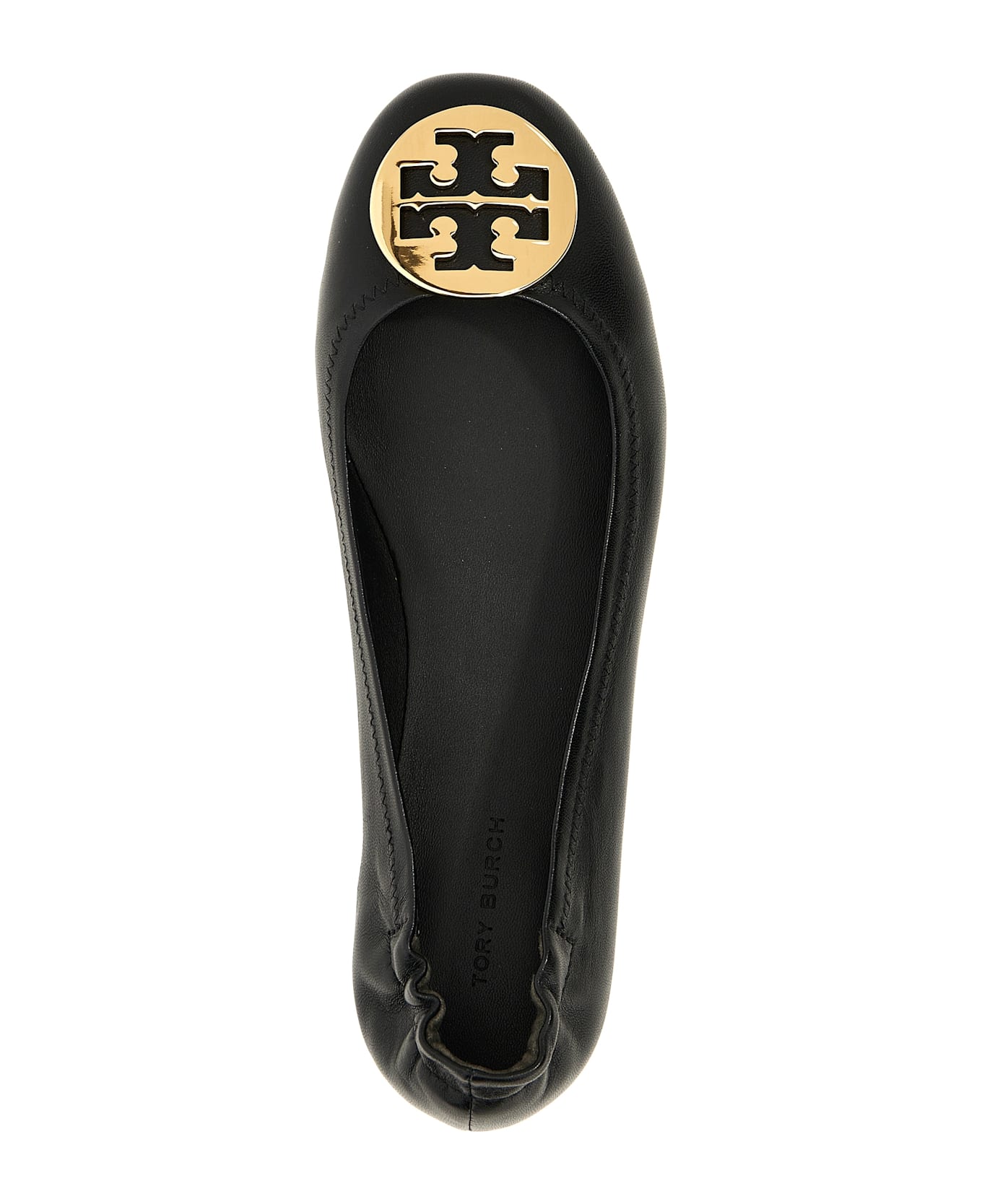 Tory Burch 'minnie Travel' Ballet Flats - Black  