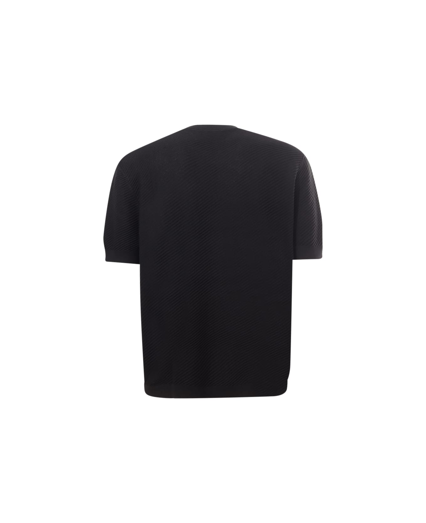 Emporio Armani T-shirt Emporio Armani - Black ニットウェア