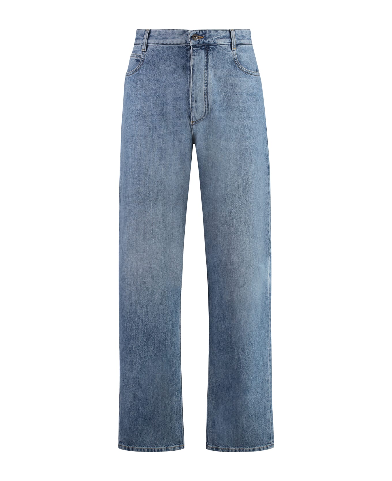 Bottega Veneta 5-pocket Straight-leg Jeans - Blue