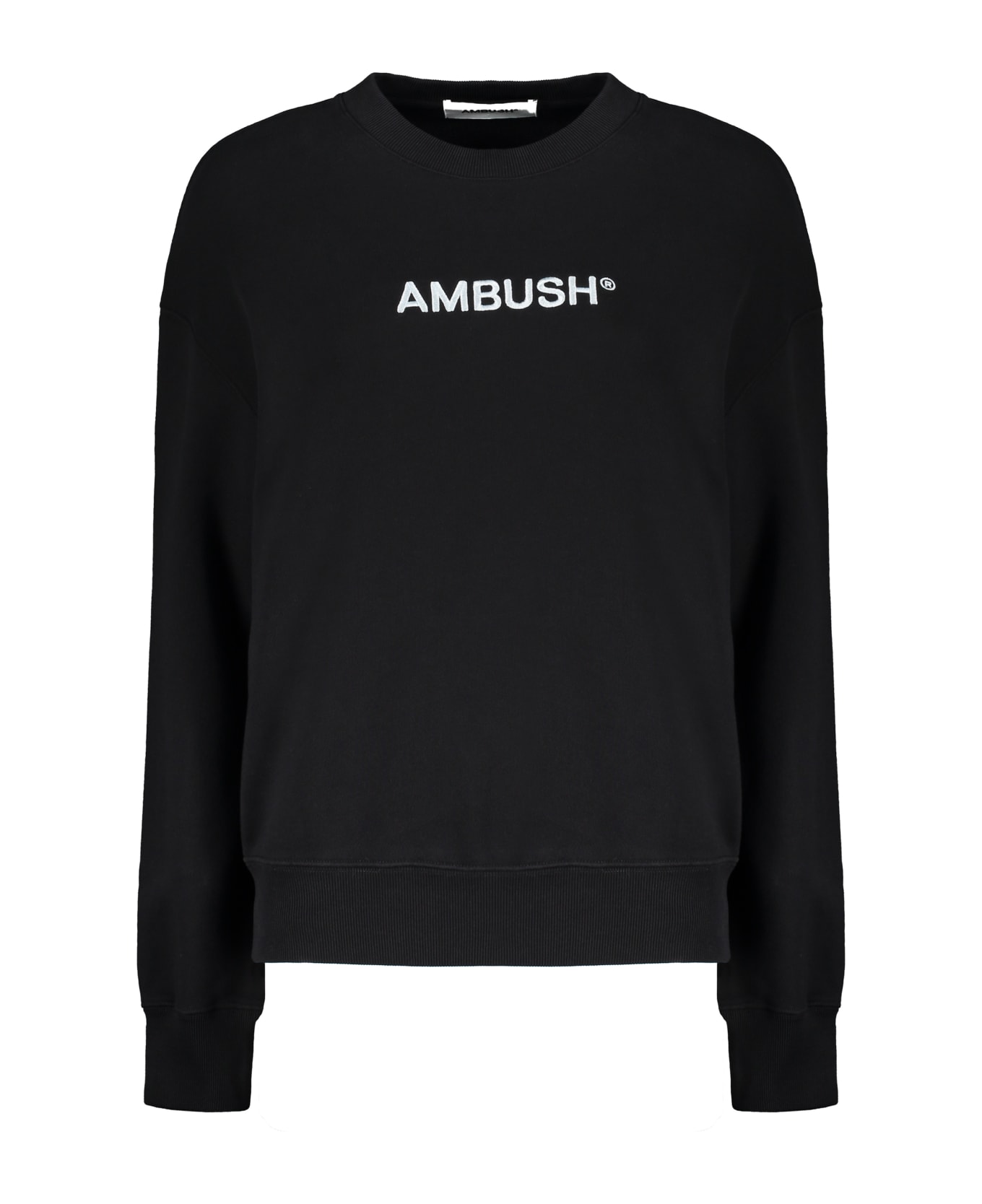 AMBUSH Logo Detail Cotton Sweatshirt - black