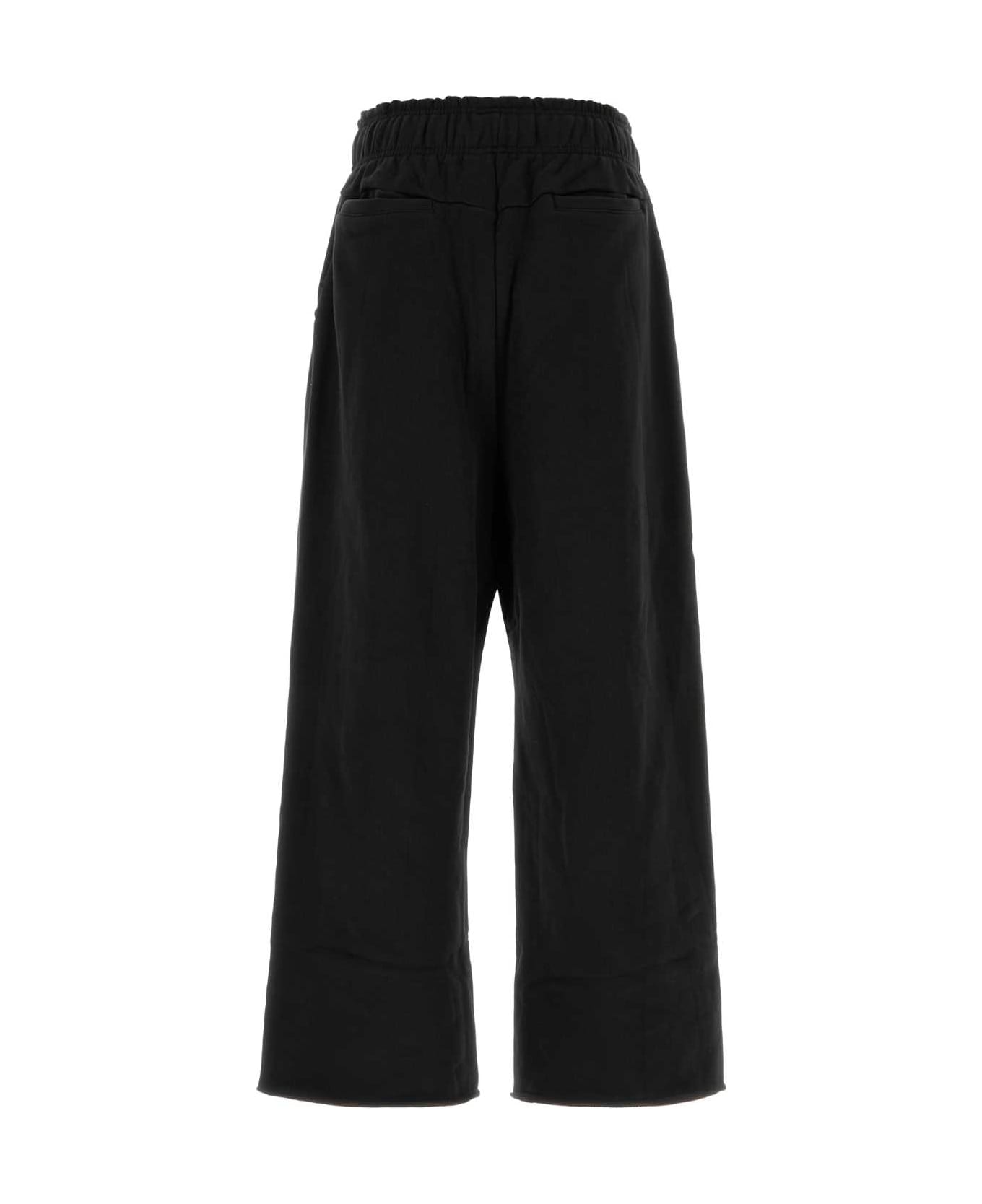 Entire Studios Black Cotton Joggers - So Soot