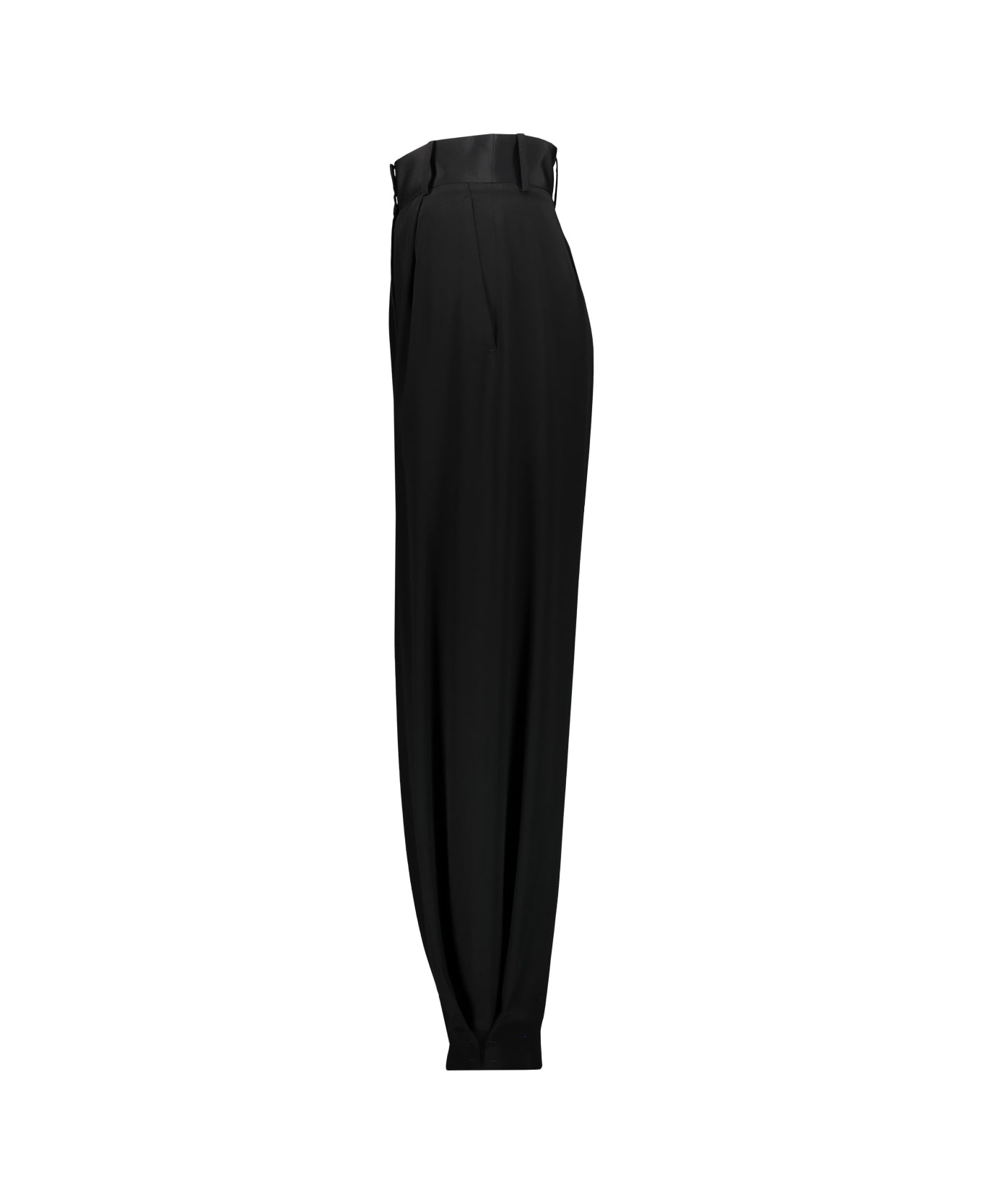 Rochas Pagged High-waisted Trousers