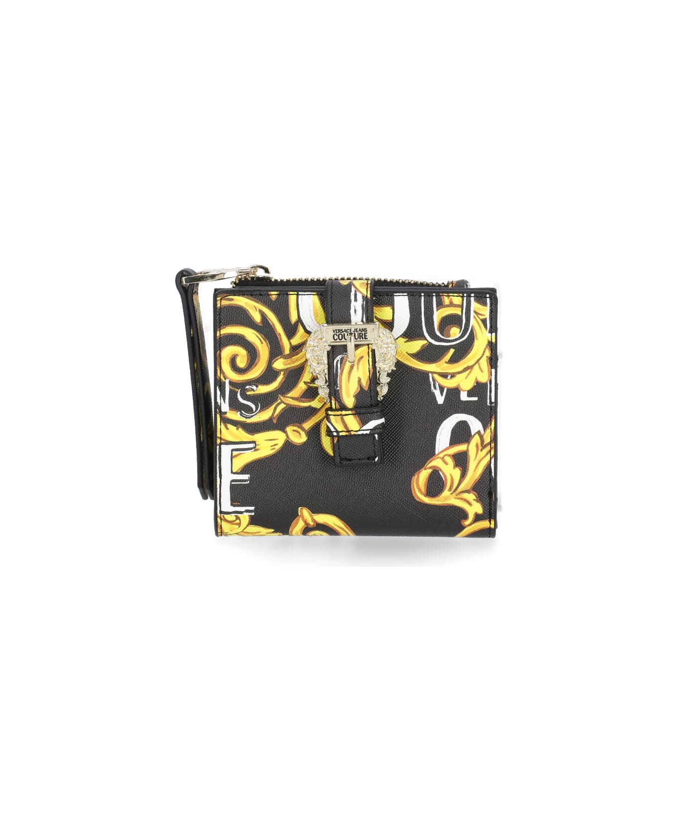 Versace Jeans handbag/wallet with baroque buckle - VERSACE JEANS COUTURE -  Finizio Collezioni