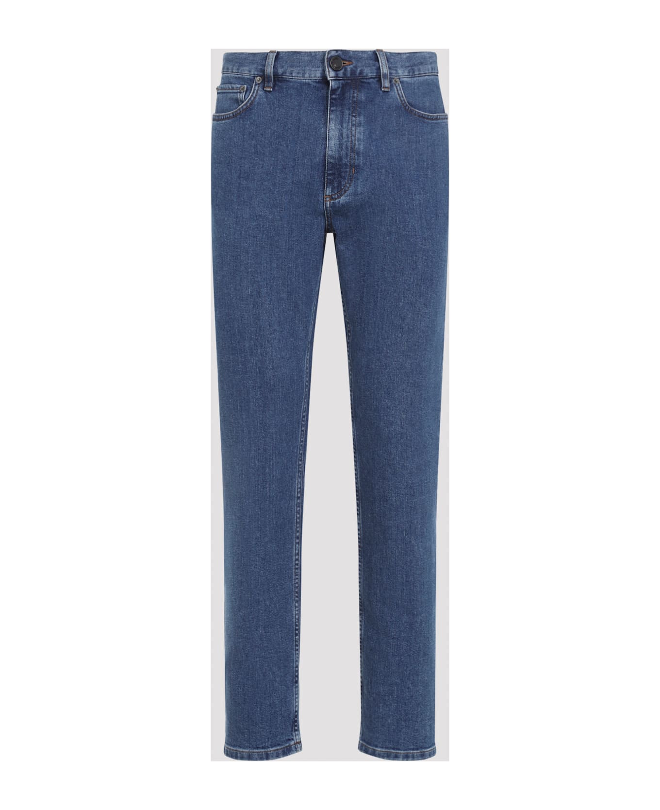 Zegna Classic Denim Jeans - Blue Chiaro Unito