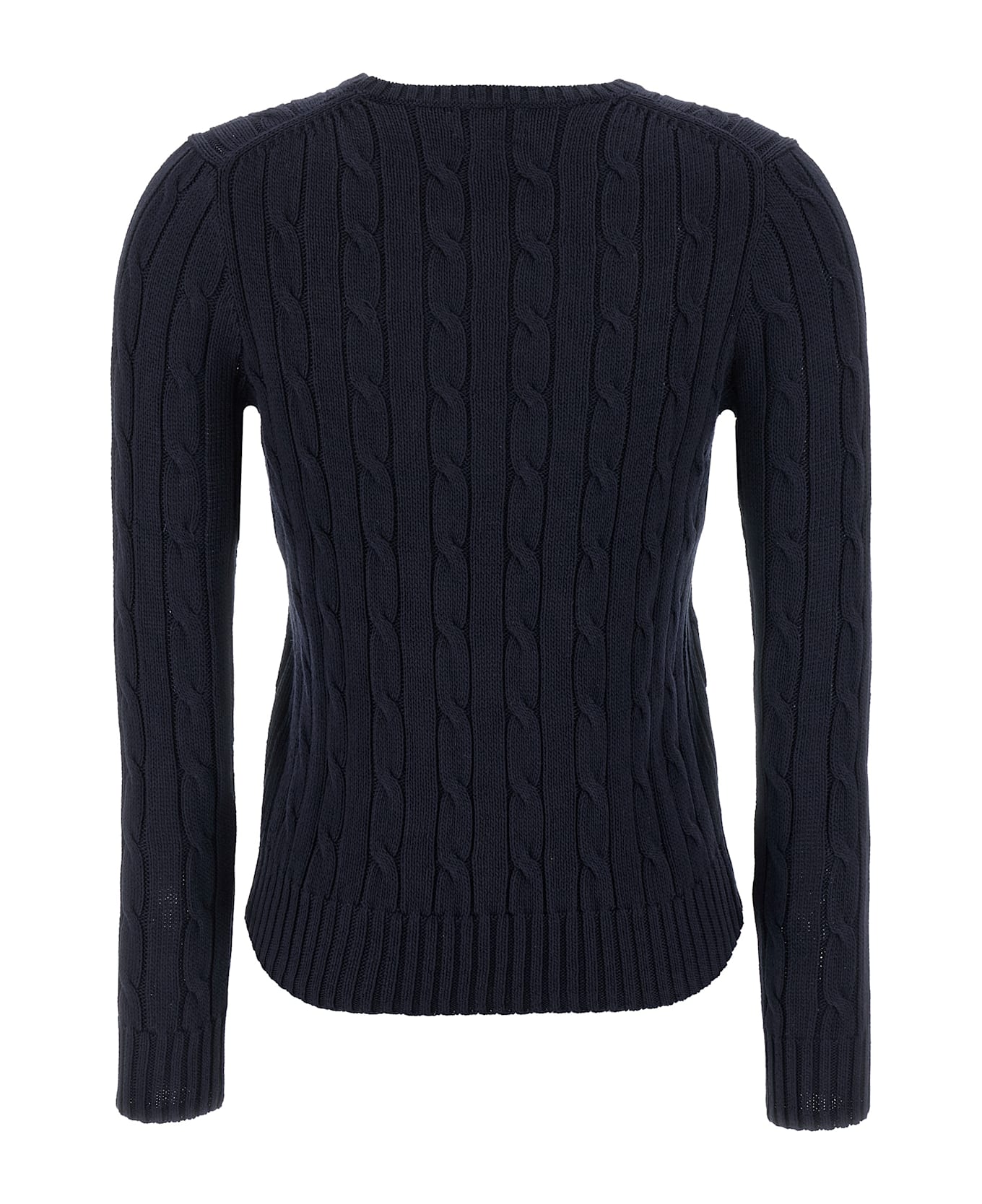 Polo Ralph Lauren Braided Cotton Sweater - Blue