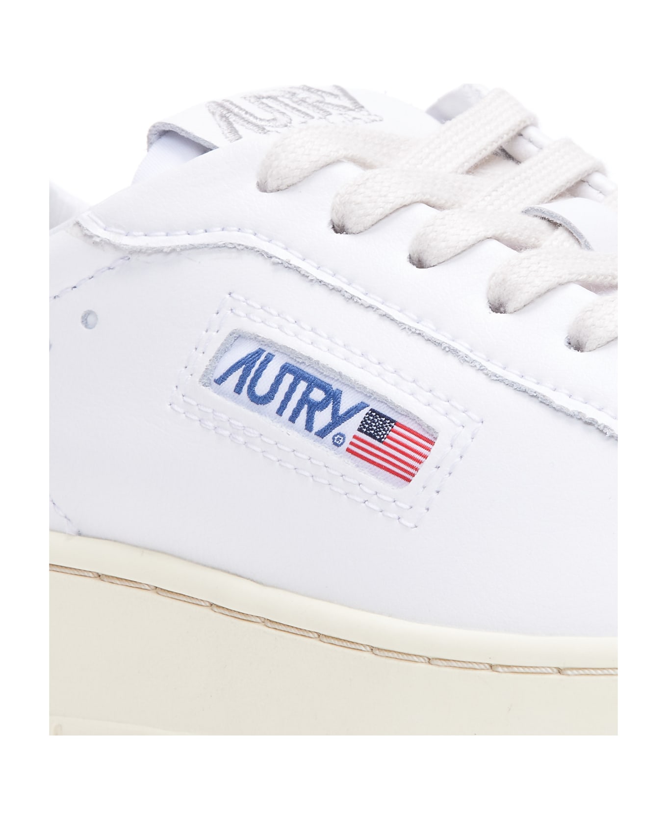 Autry Dallas Leather Sneakers - White スニーカー