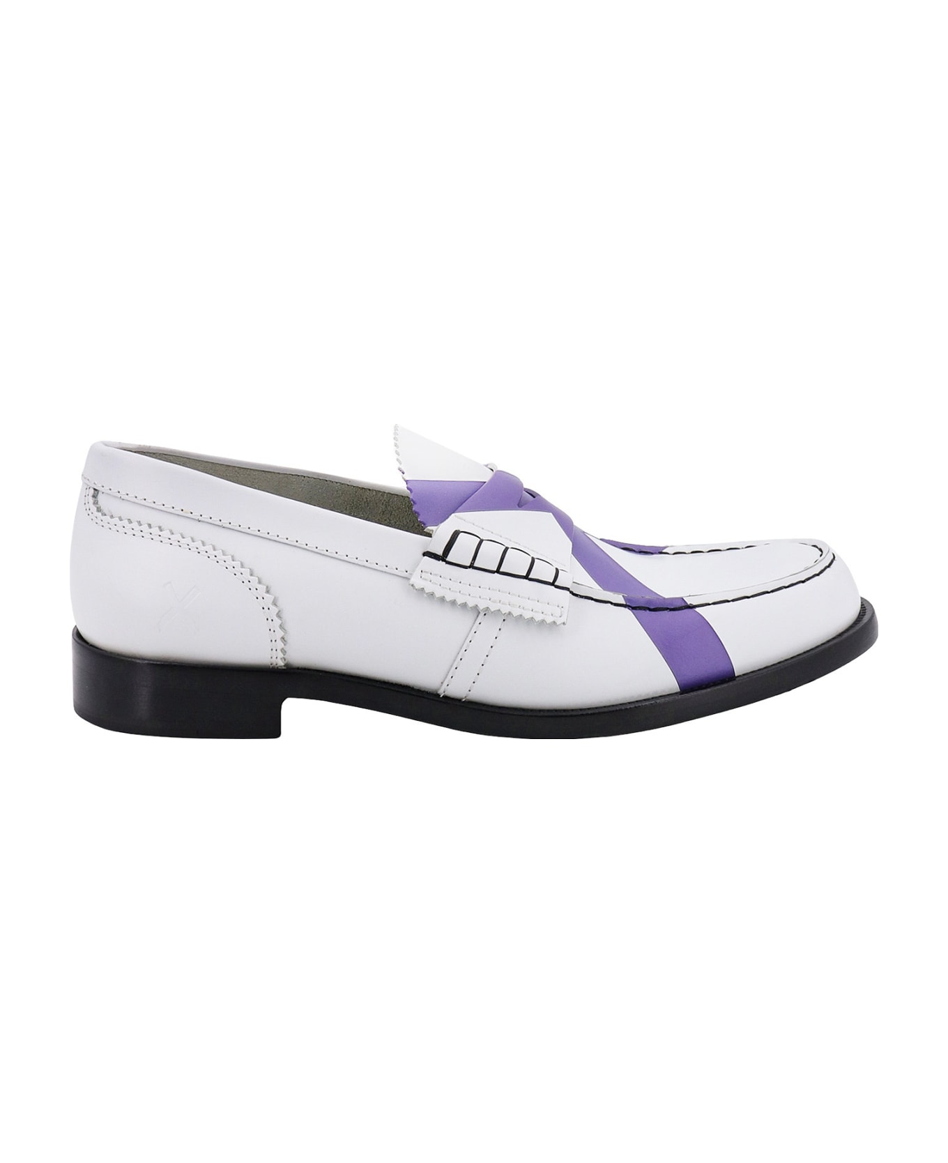 College Loafer - White