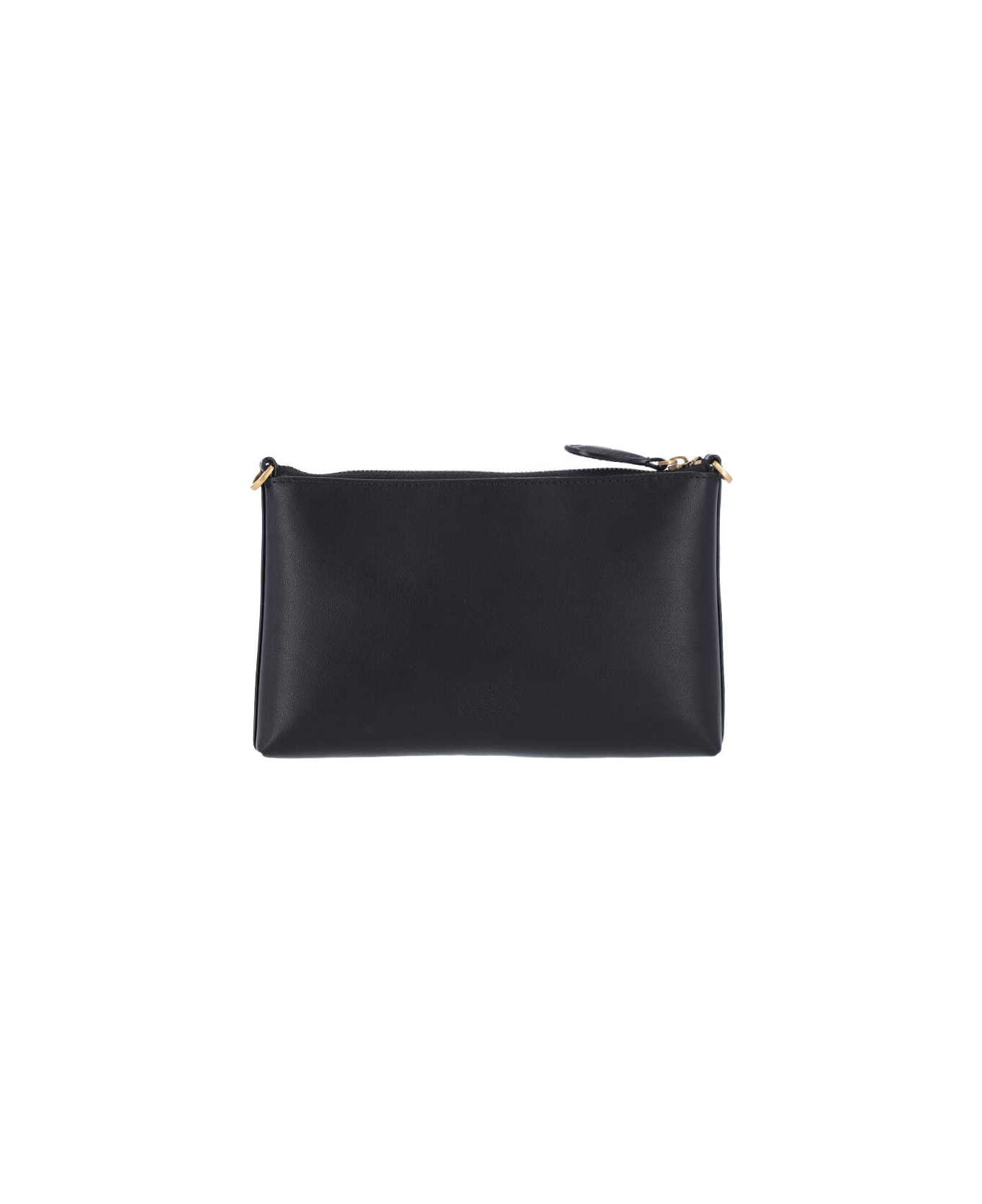 Pinko 
flat Horizontal
 Mini Pouch - BLACK