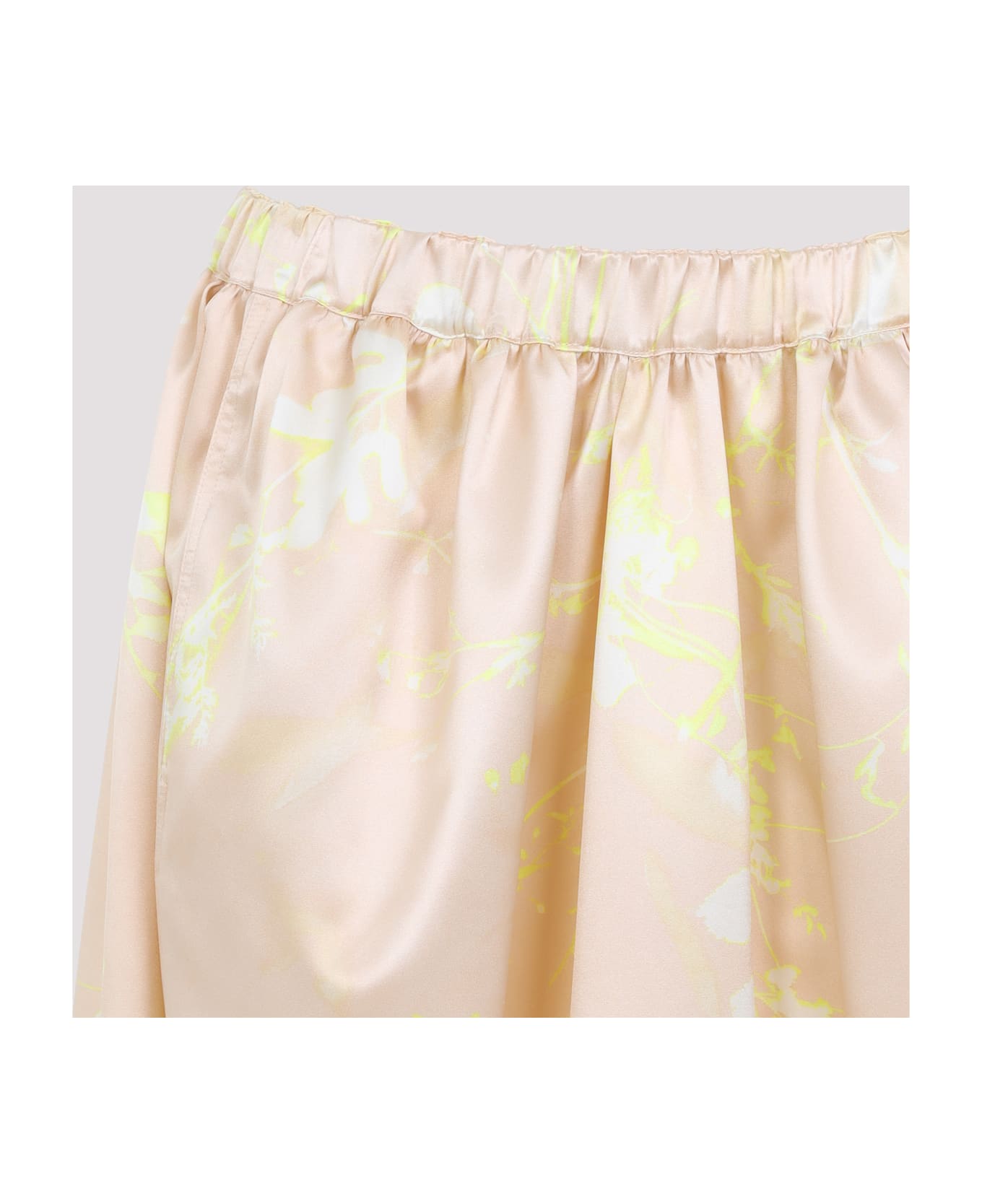 Fabiana Filippi Silk Midi Skirt - Cipria