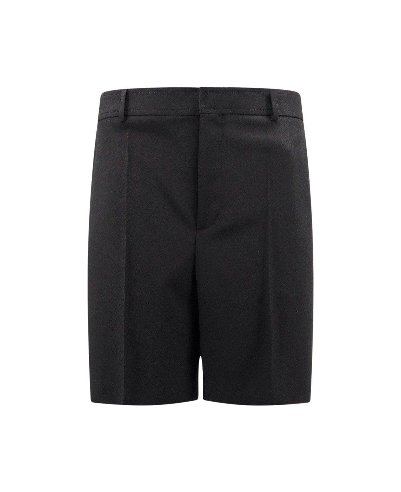 Valentino Mid-rise Beruda Shorts - Black