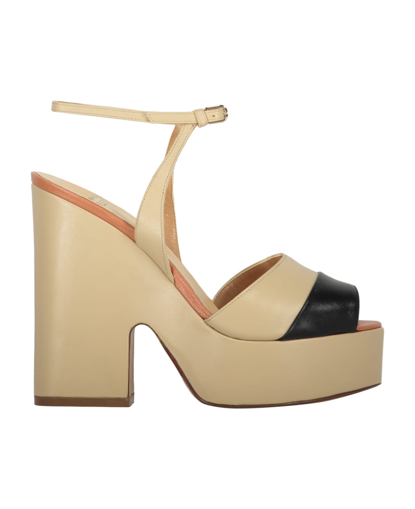 Francesco Russo Leather Sandals - Beige