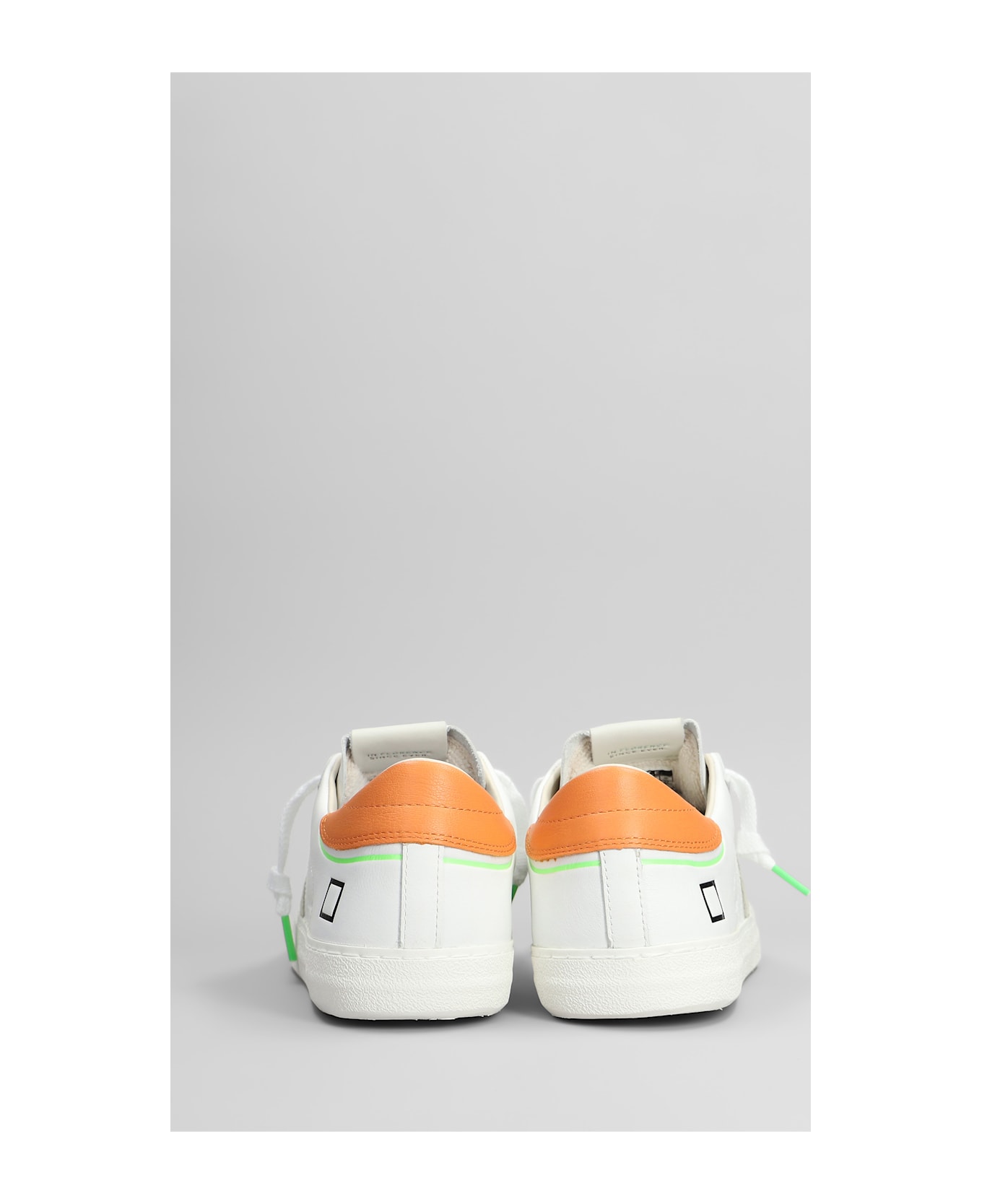 D.A.T.E. Hill Low Sneakers In White Leather - white