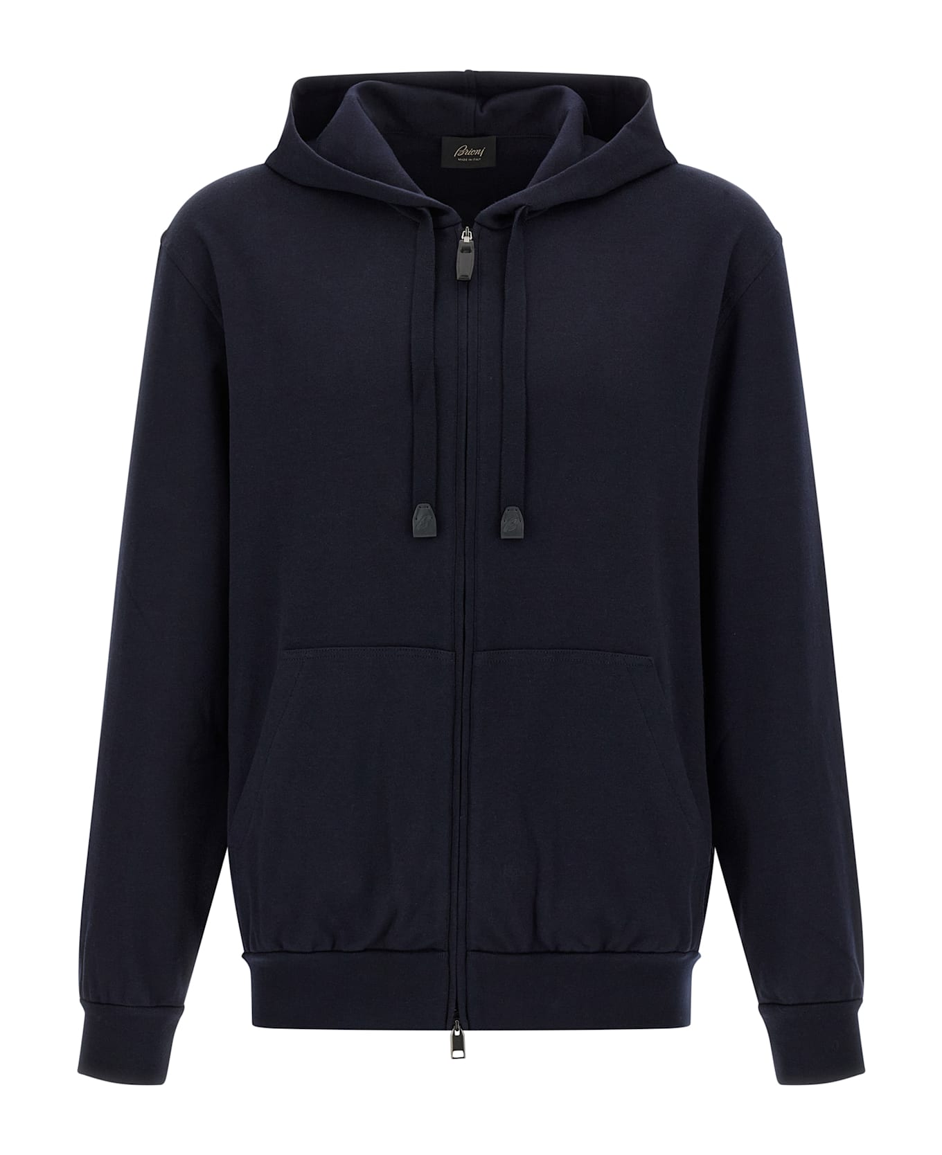 Brioni Cotton Hoodie - Blue