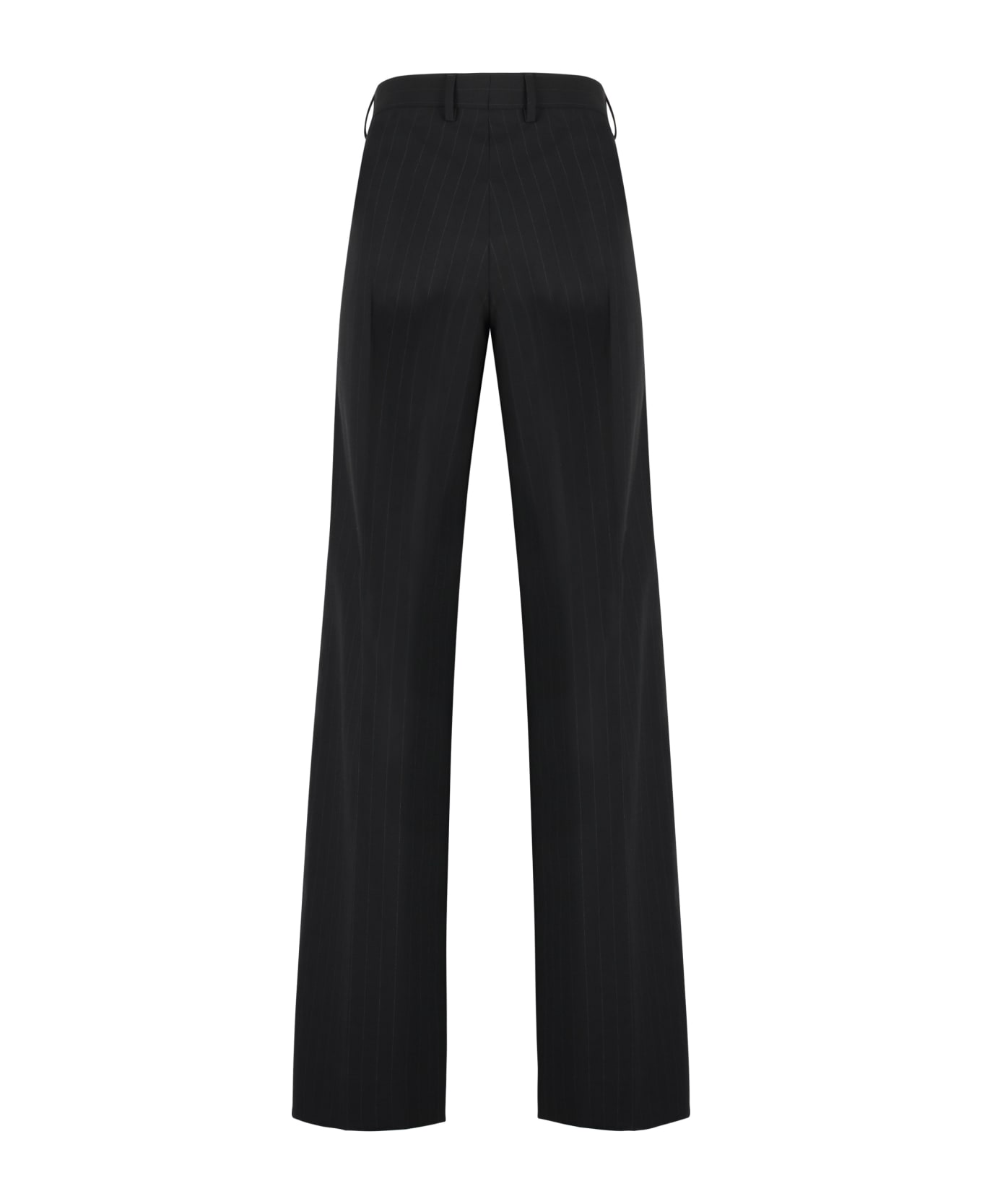MM6 Maison Margiela Wool Blend Trousers - black