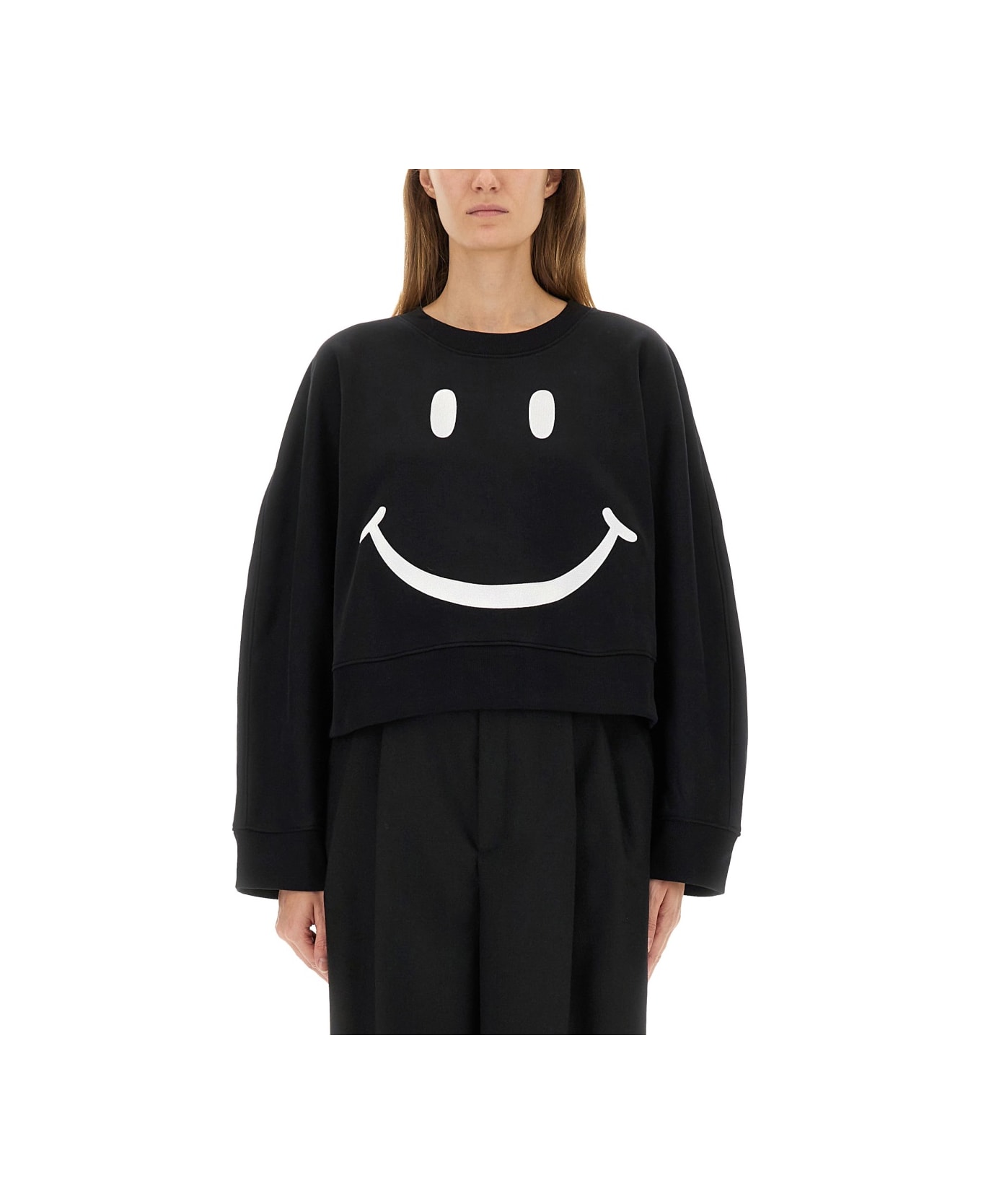 Moschino "smiley" Sweatshirt - BLACK