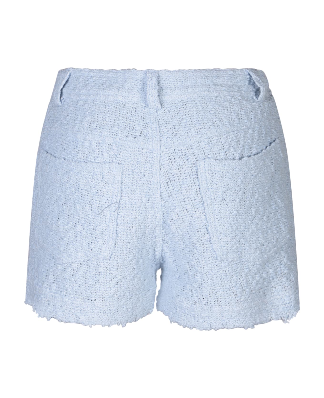 IRO Sky Blue Tweed Shorts - Blue