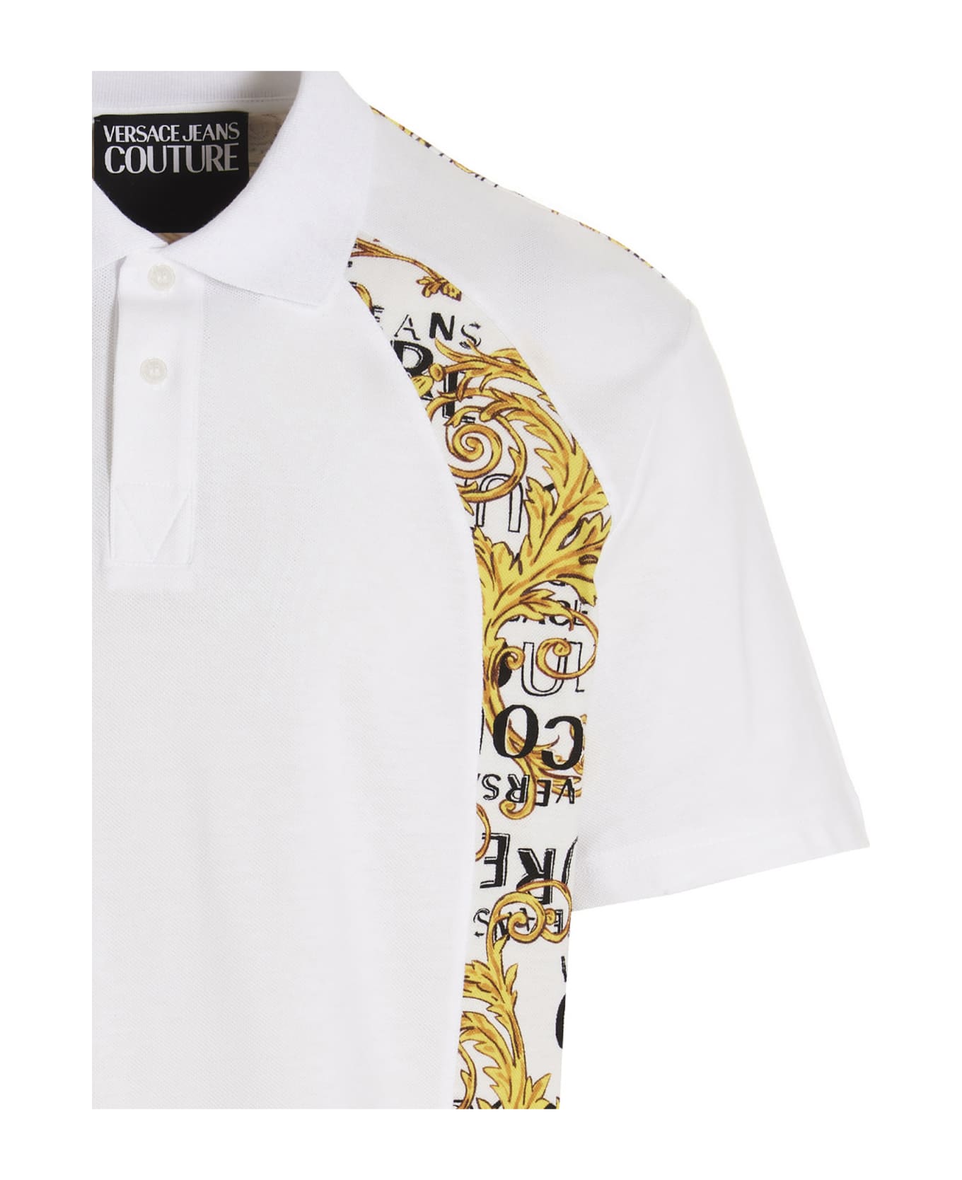 Versace Jeans Couture Polo - WHITE/GOLD