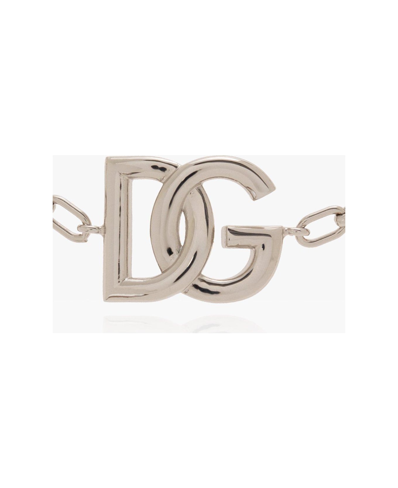 Dolce & Gabbana Logo Chain-link Bracelet - SILVER