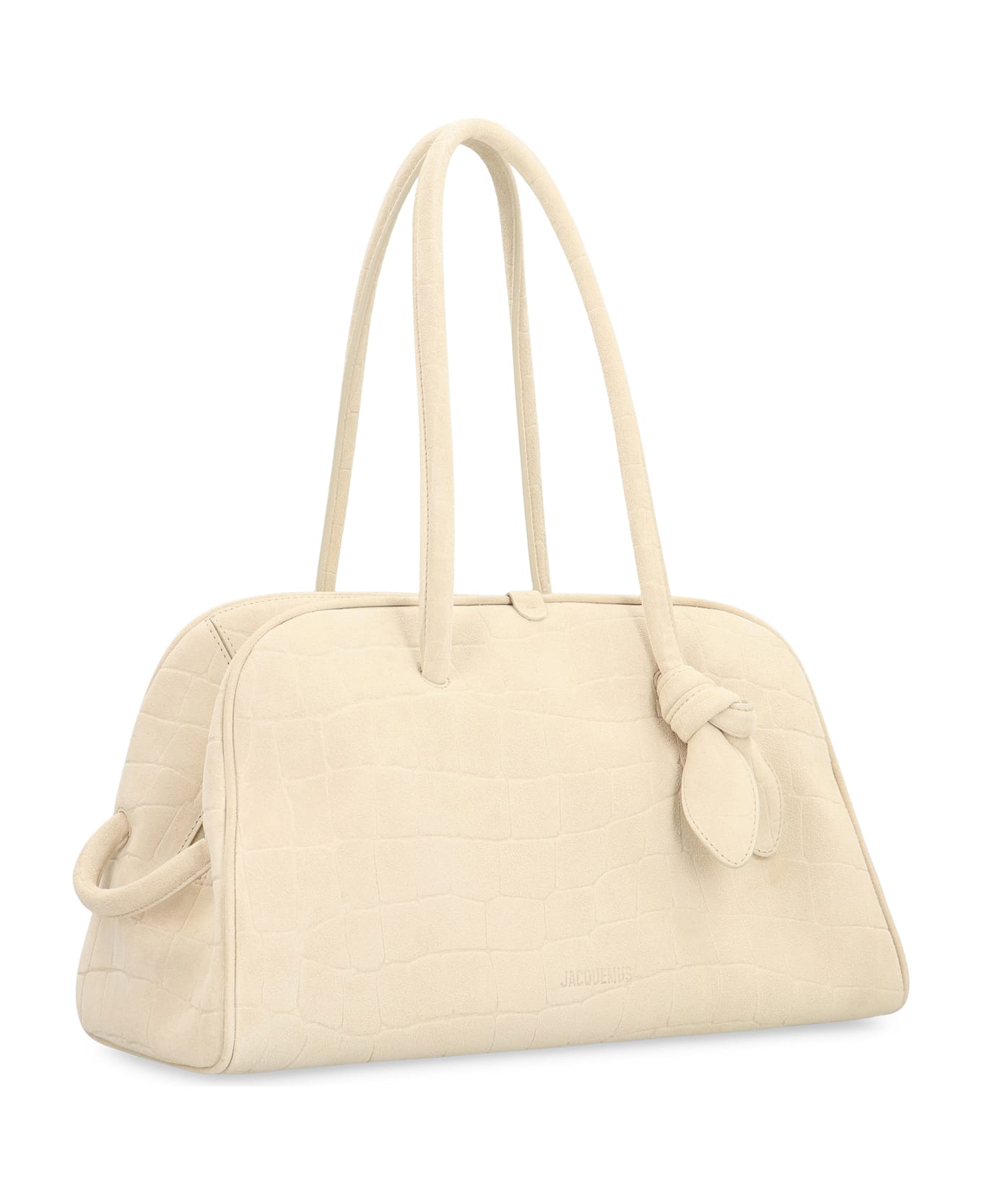 Jacquemus Borsa Le Turismo In Suede Leather - Ivory