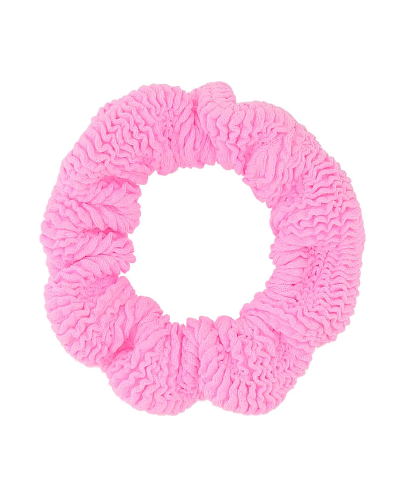 Hunza G Pink Fabric Scrunchie - PINK ヘアアクセサリー