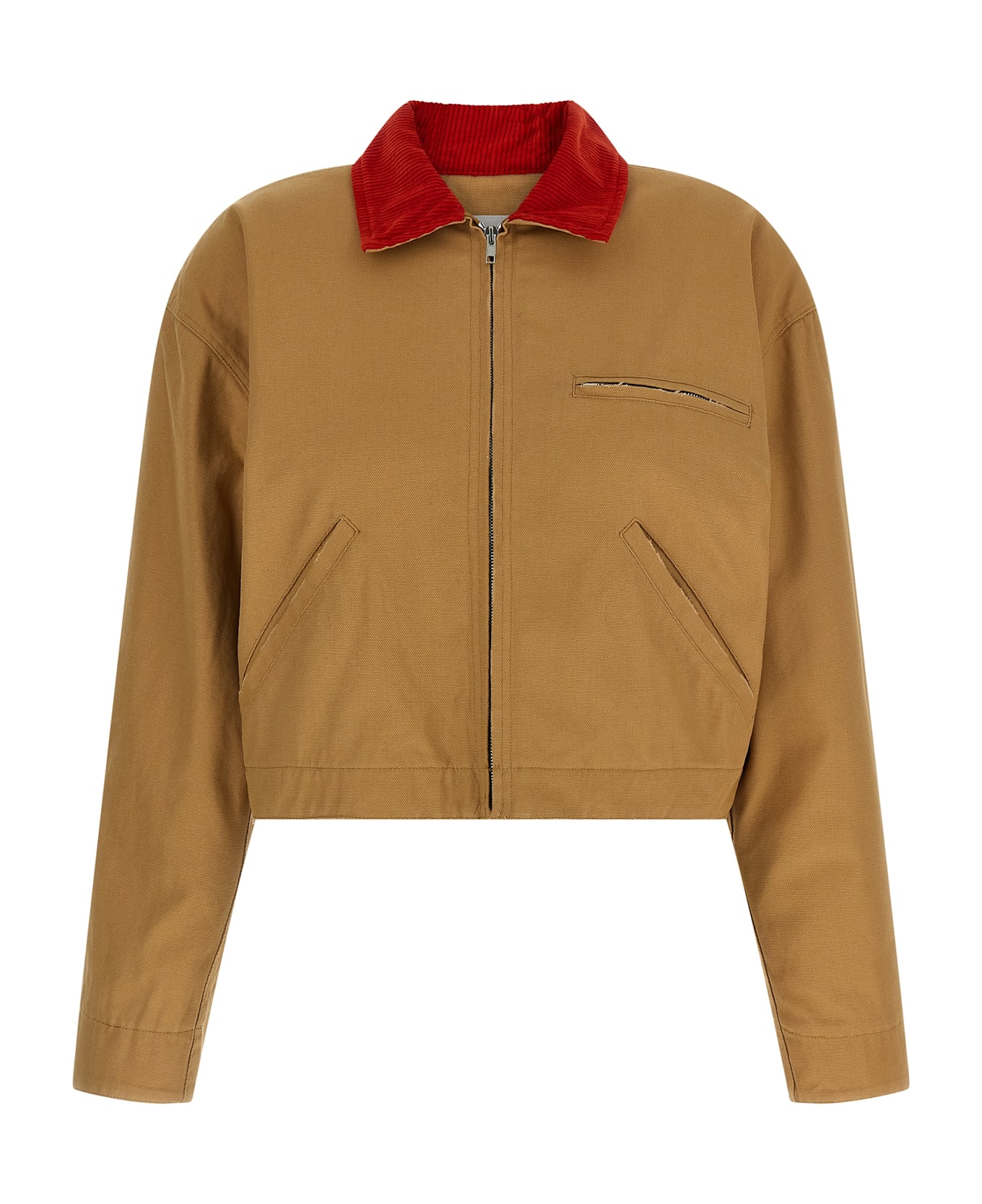 A.P.C. X Marc Jacobs Capsule Jacket - NEUTRALS/RED